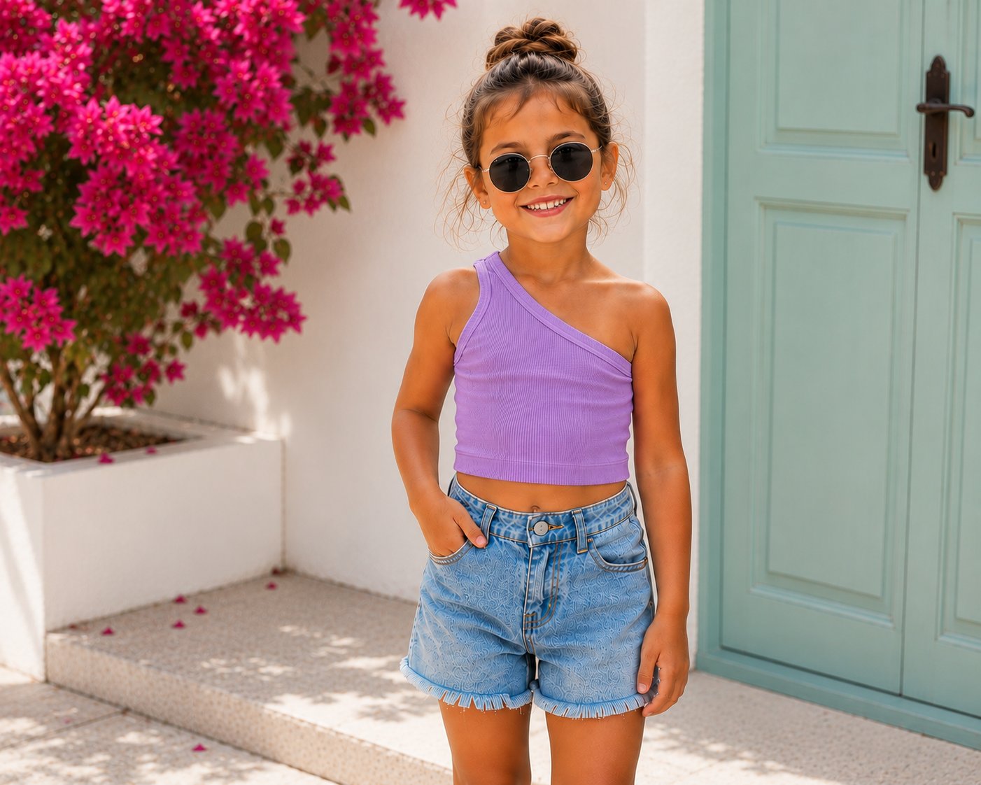 Lila Tek Kol Crop