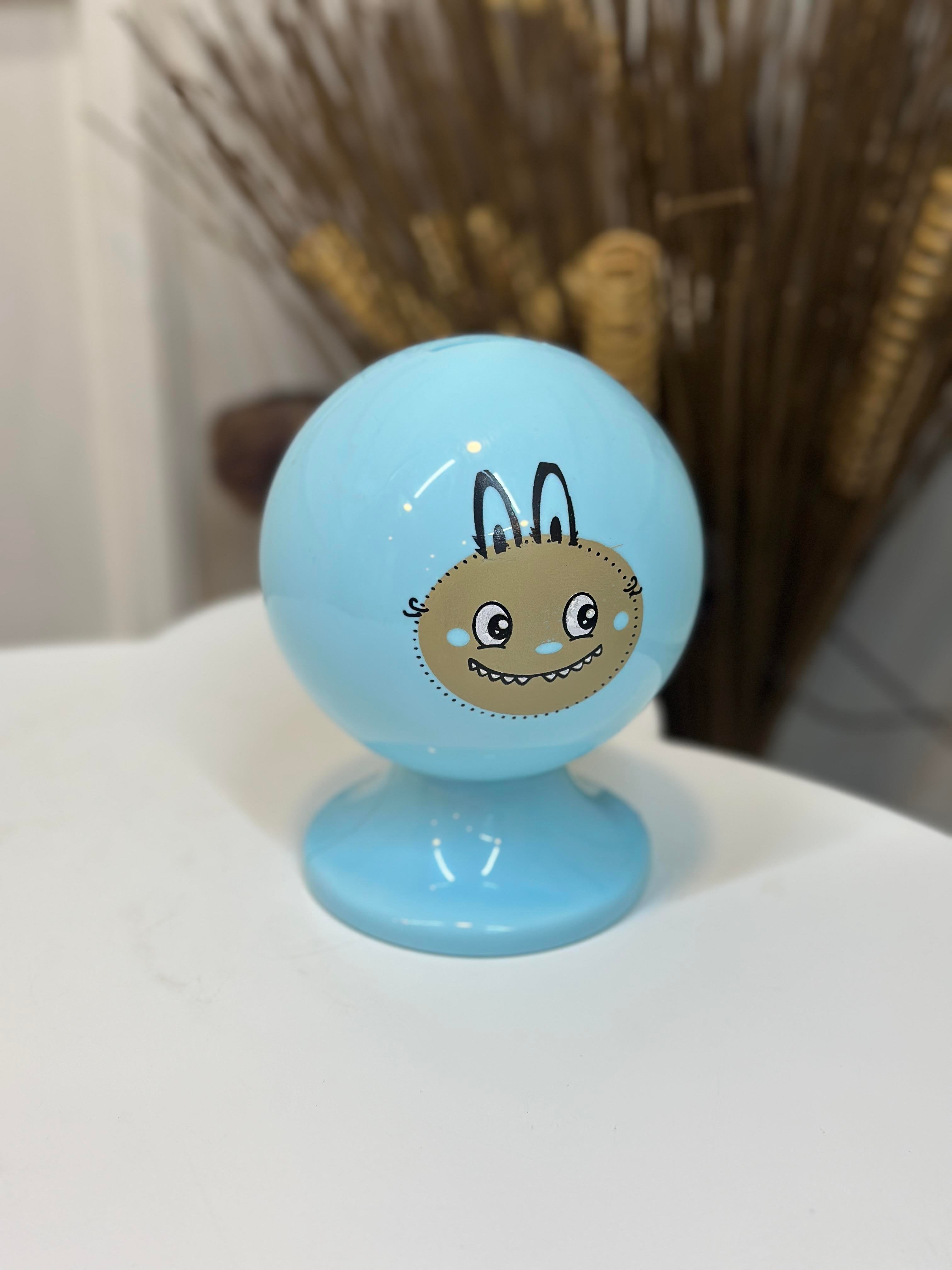 Mavi Labubu Kumbara
