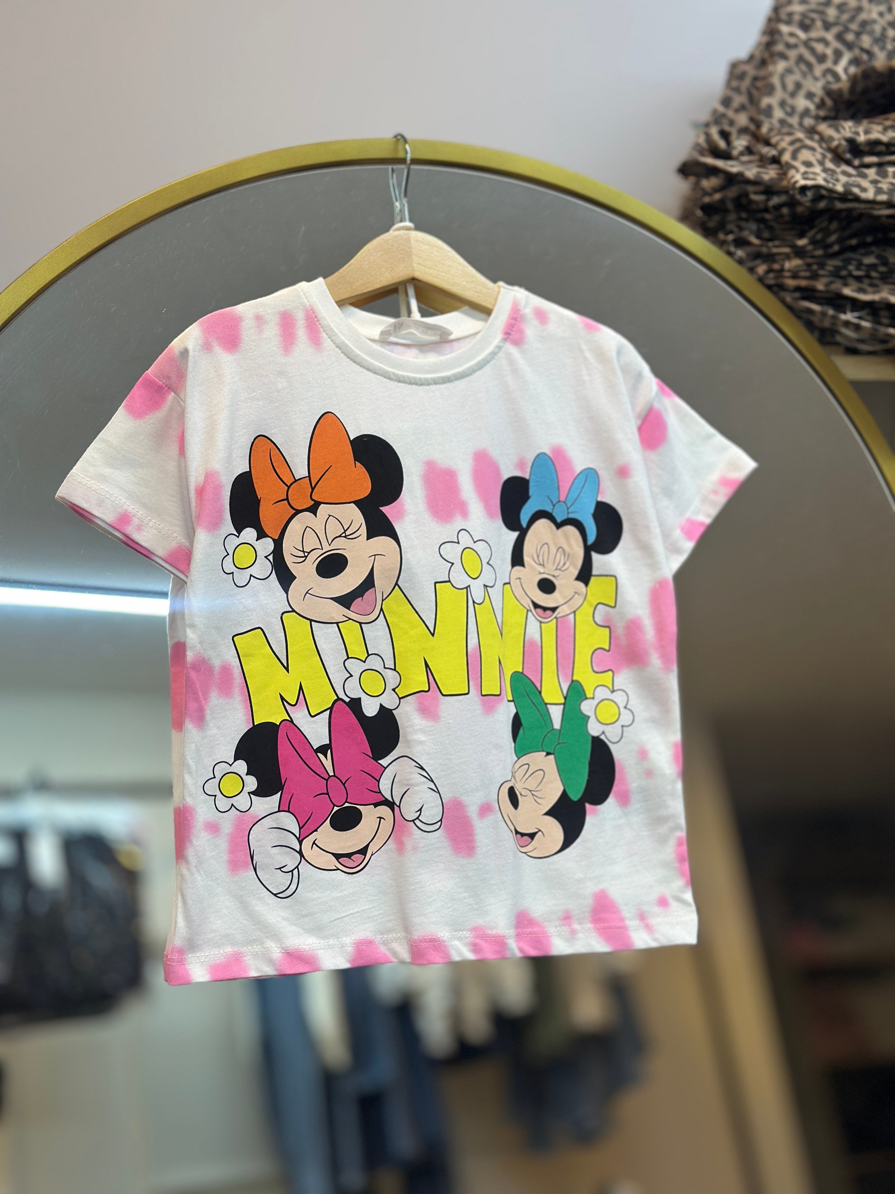 Minnie Şortlu Pembe Takım
