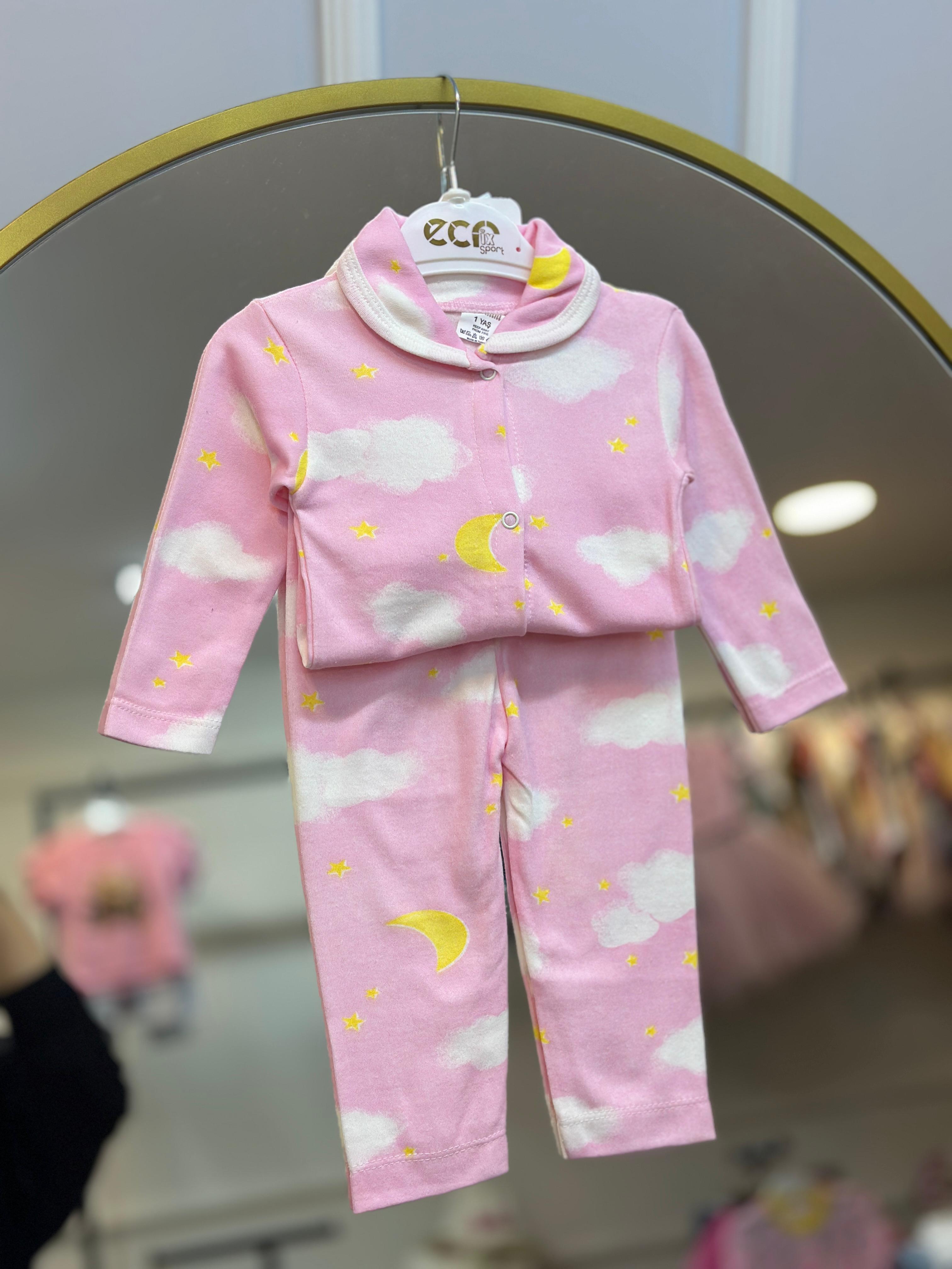 Pembe İyi Geceler Pijama Takımı