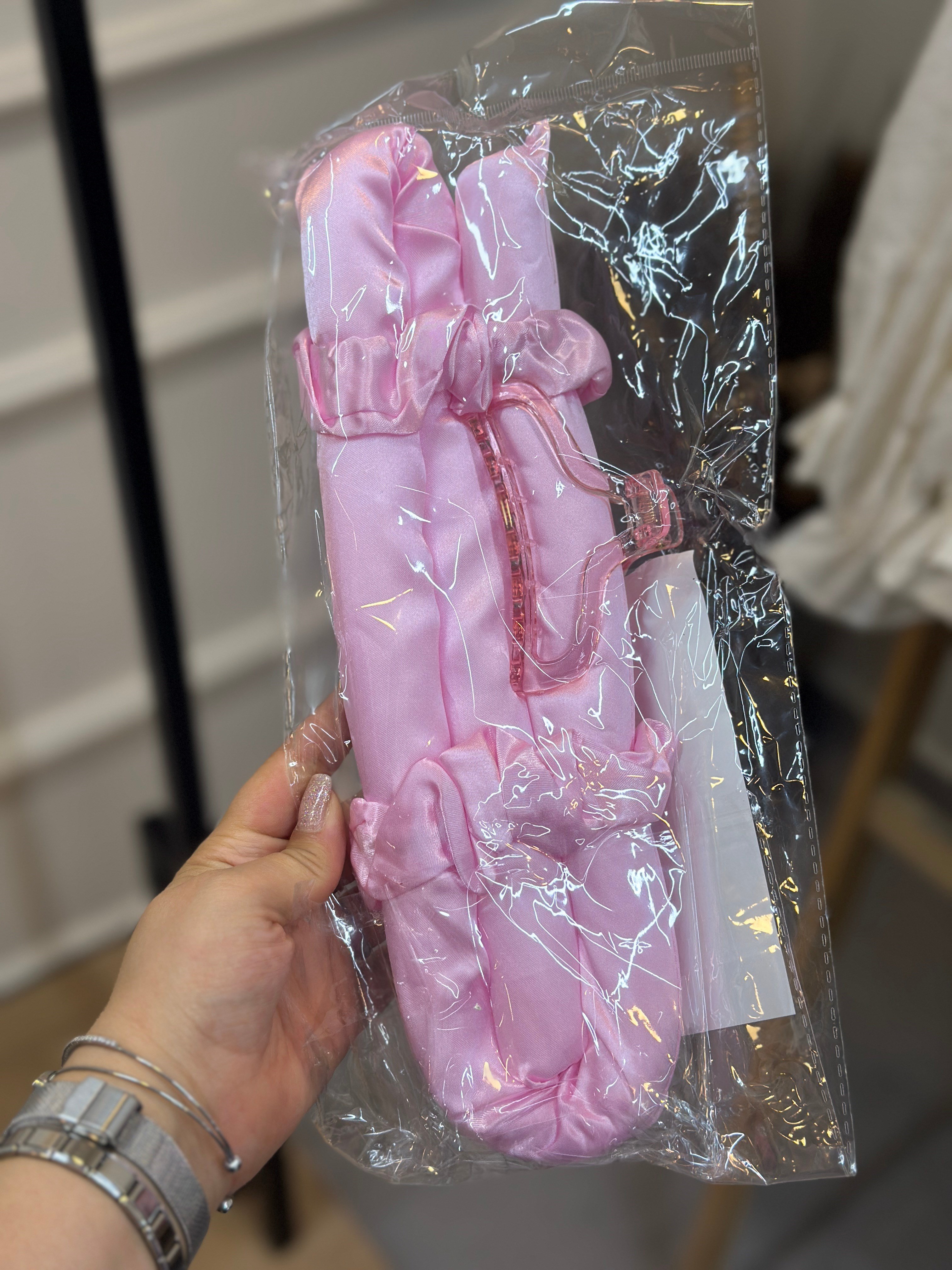 Saç Şekillendirici  Pembe Bigudi