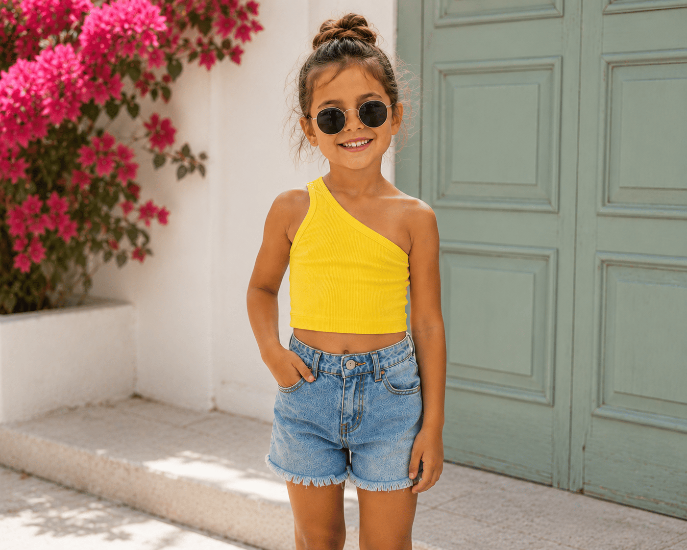 Sarı Tek Kol Crop