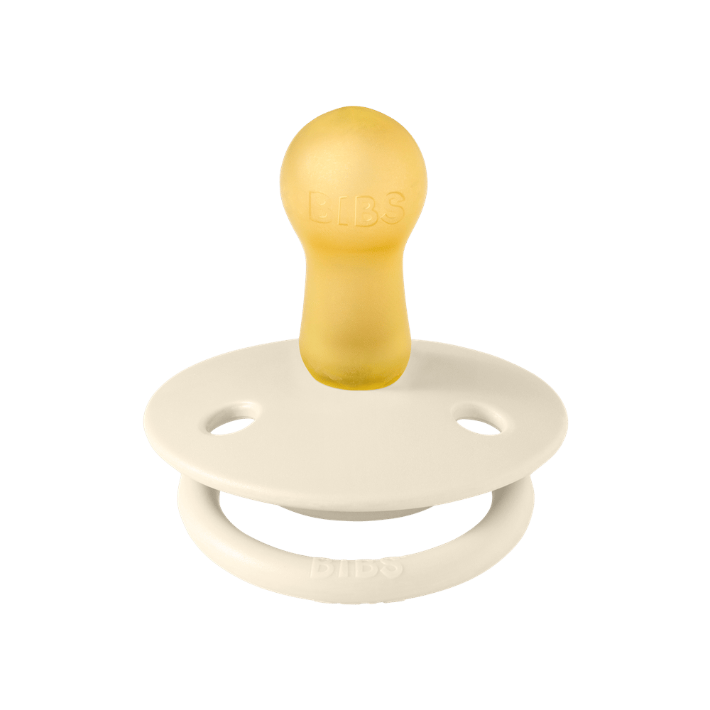 Bibs De Lux Kauçuk Emzik - Size 2 | Ivory