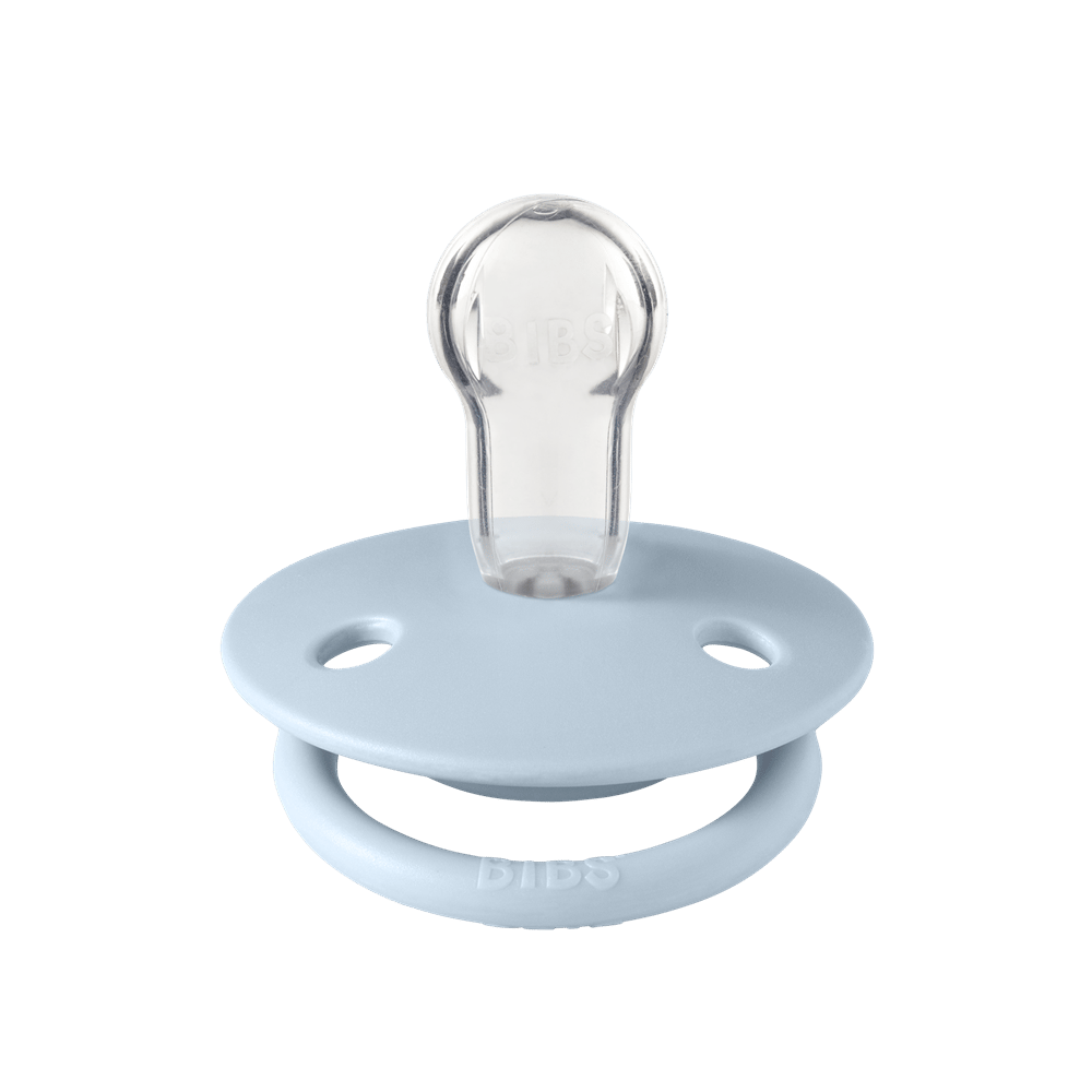 Bibs De Lux Silikon Emzik - Onesize 0-36 Ay | Baby Blue