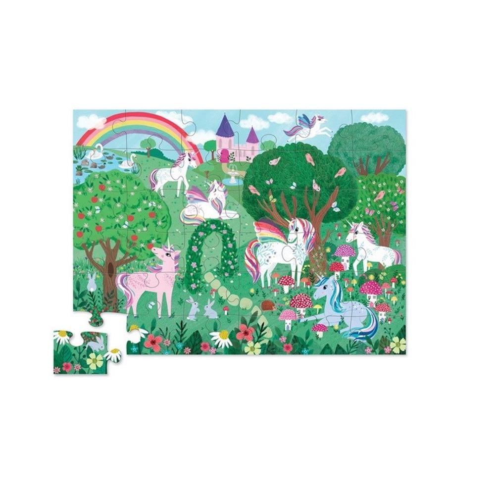 Crocodile Creek Dekoratif Puzzle - 36 Parça - Unicorn