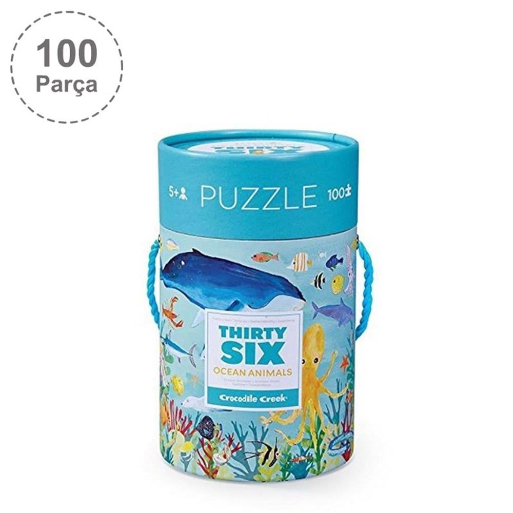 Crocodile Creek Puzzle - 100 Parça - Deniz Canlıları