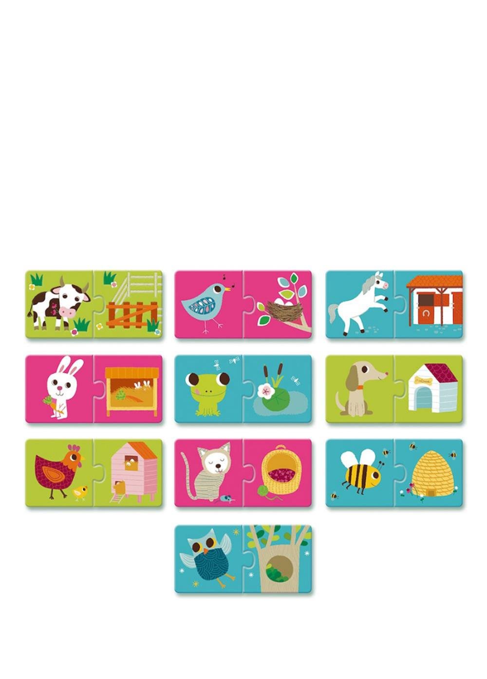 Djeco İkili Puzzle - Duo Habitat