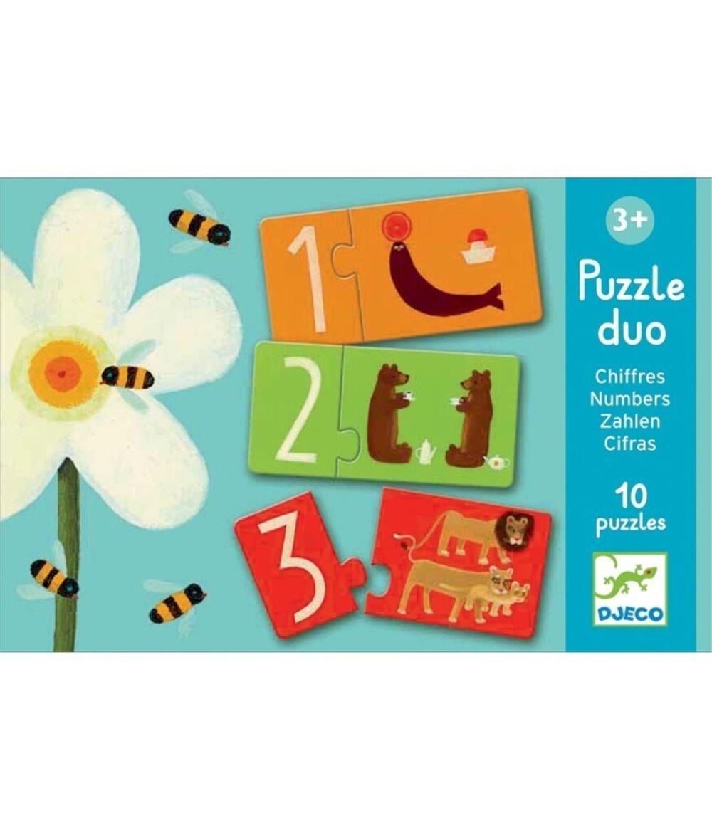 Djeco İkili Puzzle - Duo Numbers