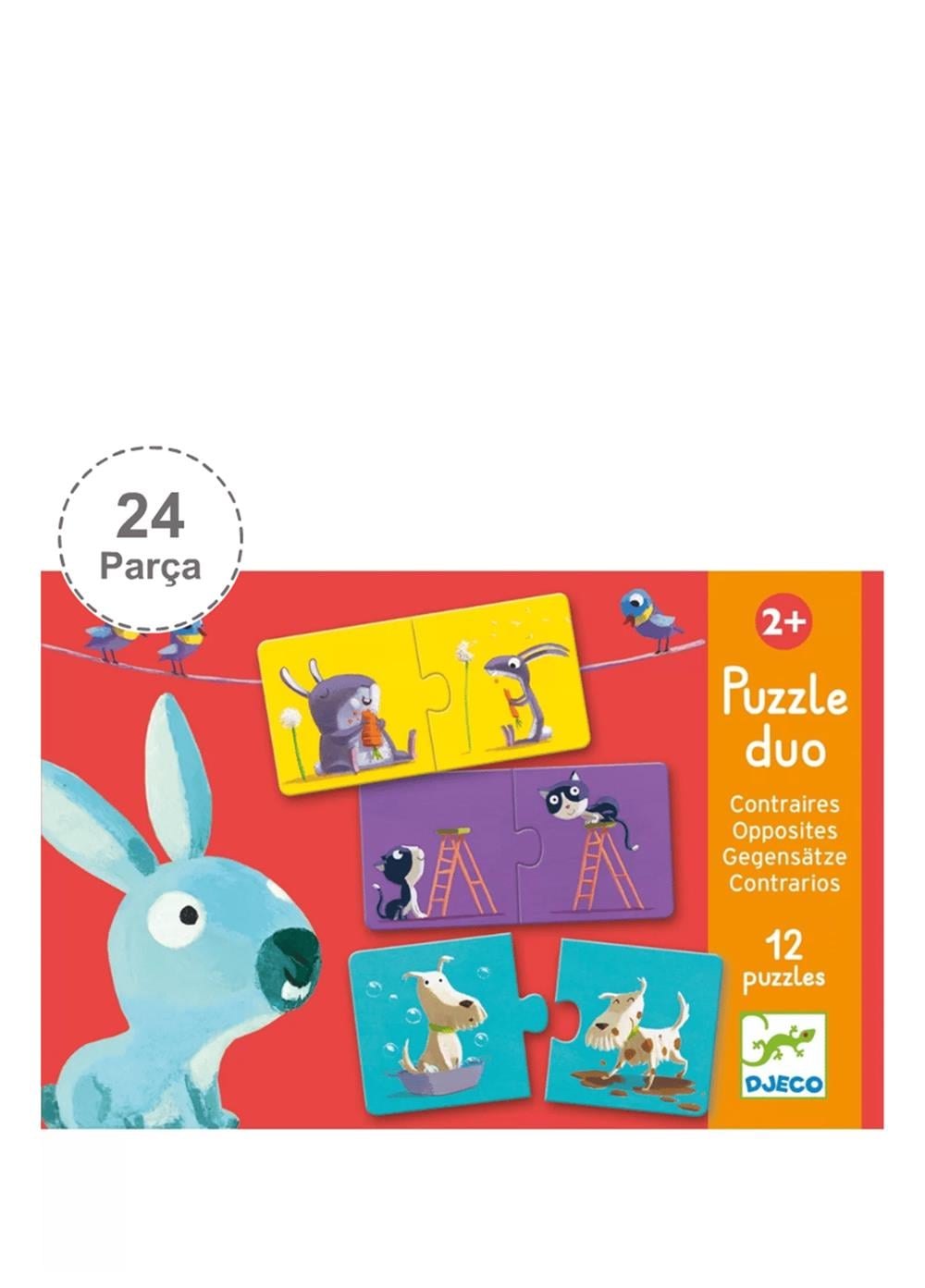 Djeco İkili Puzzle - Duo Opposites 