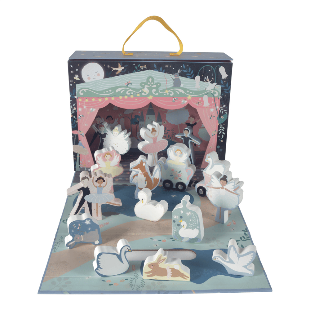 Floss & Rock Ahşap Figürlü Oyun Kutuları / Enchanted