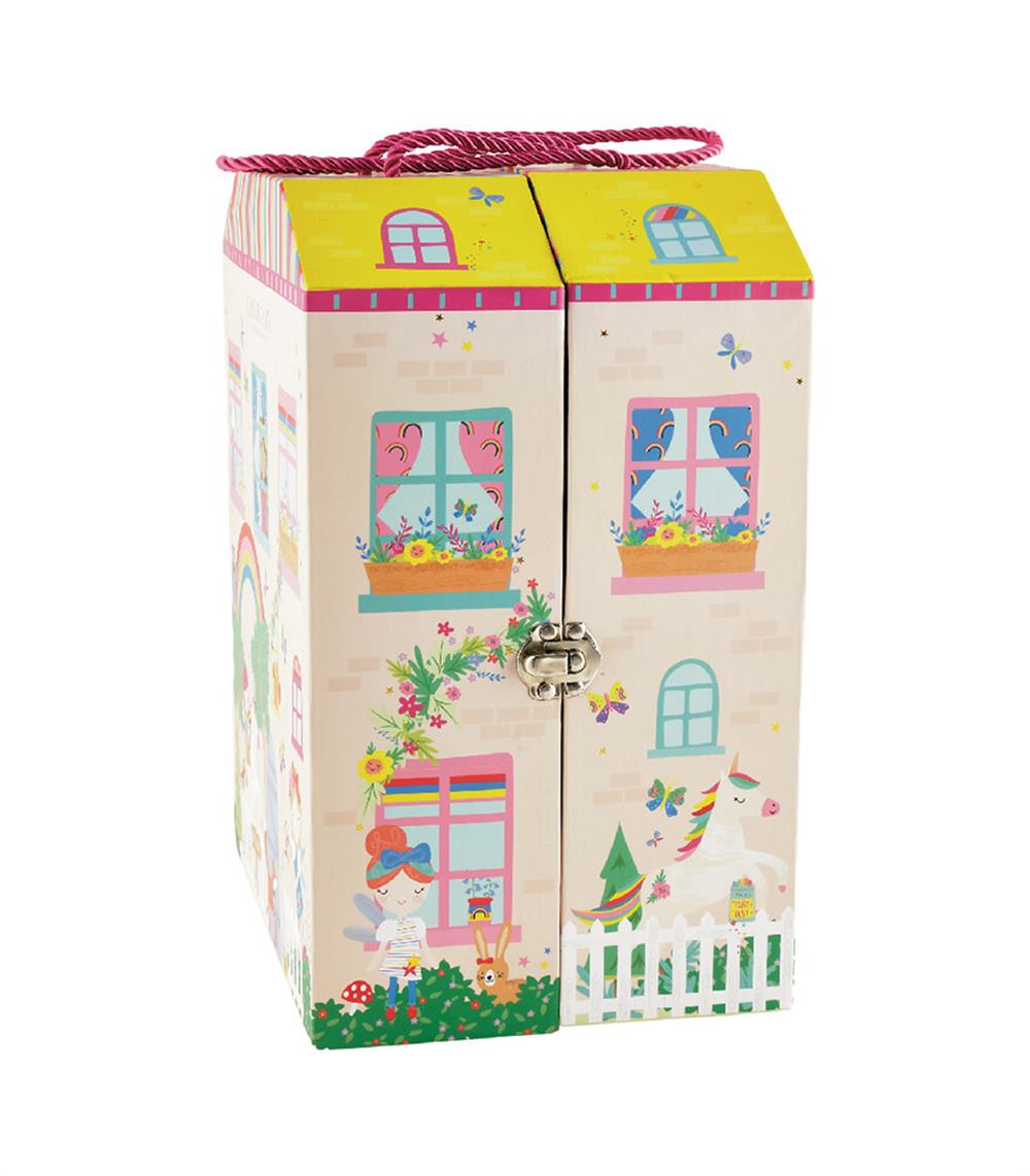 FLOSS & ROCK Ahşap Figürlü Oyun Kutuları/Rainbow