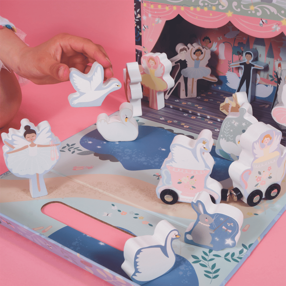 Floss & Rock Ahşap Figürlü Oyun Kutuları / Enchanted