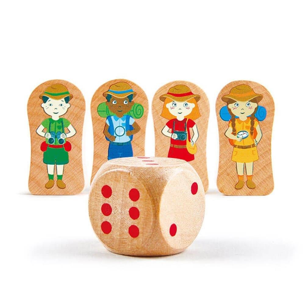 Hape 2in1 Dünya Turu Yapboz ve Kutu Oyunu