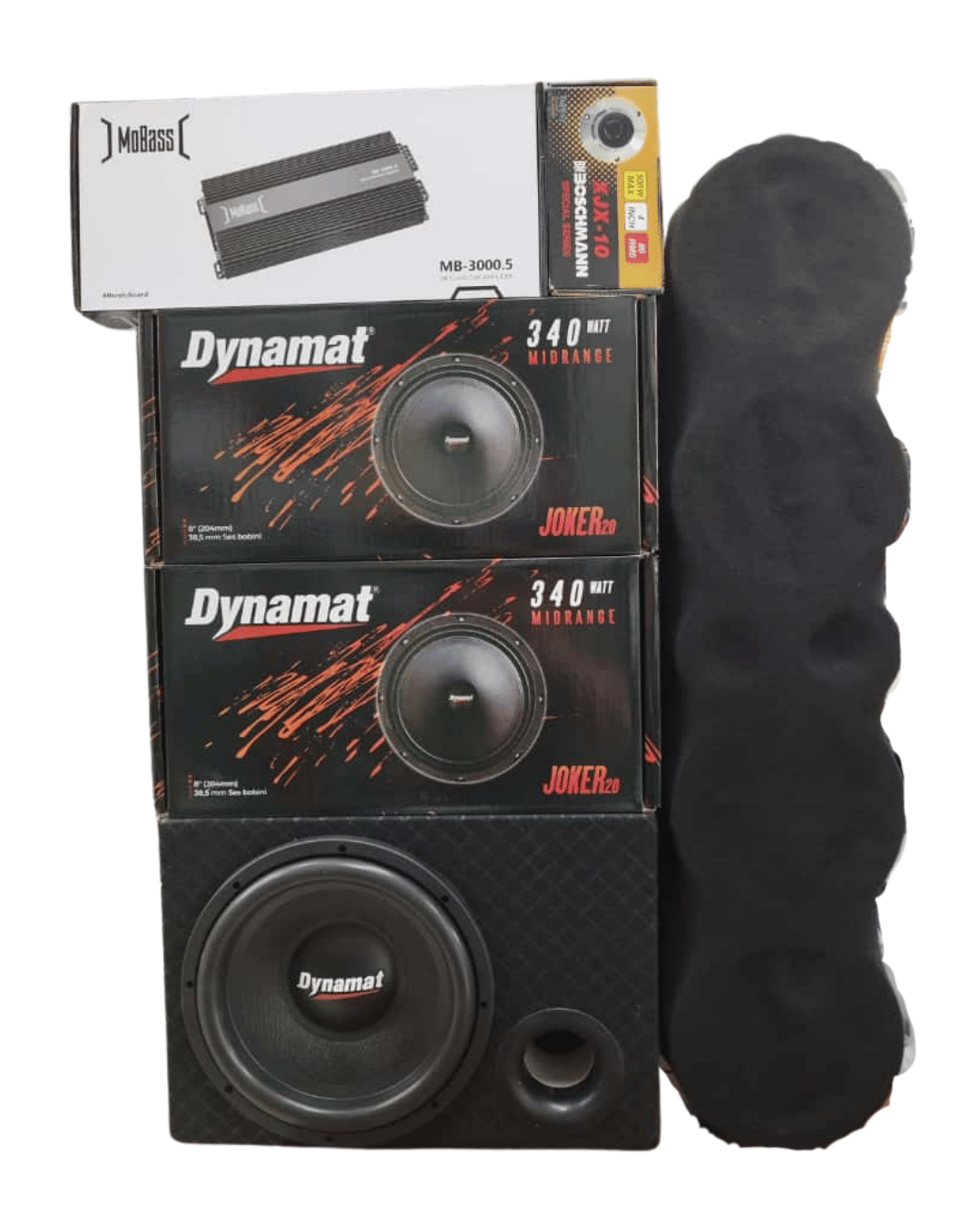 Dynamat Set - Amfi + Midrange + Tweeter + Kutulu Bass + Pandizot