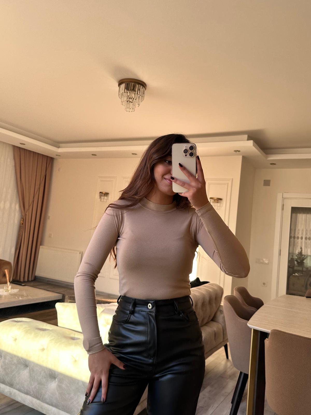 KAŞMİR YARIM BALIKÇI YAKA BODY VİZON