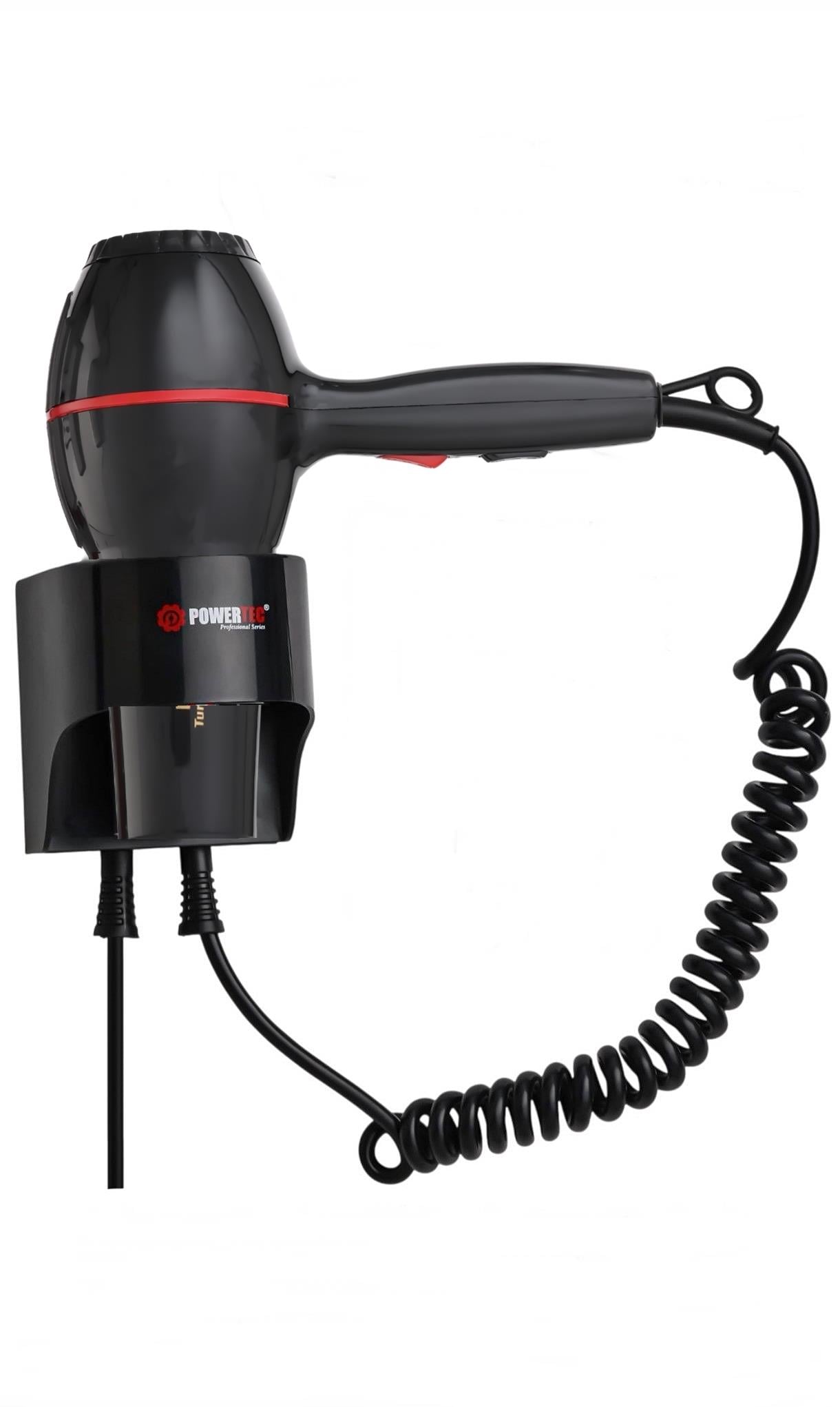 Powertec TR-301 Askı Aparatlı | Otel Tipi | Profesyonel Saç Kurutma & Fön Makinesi