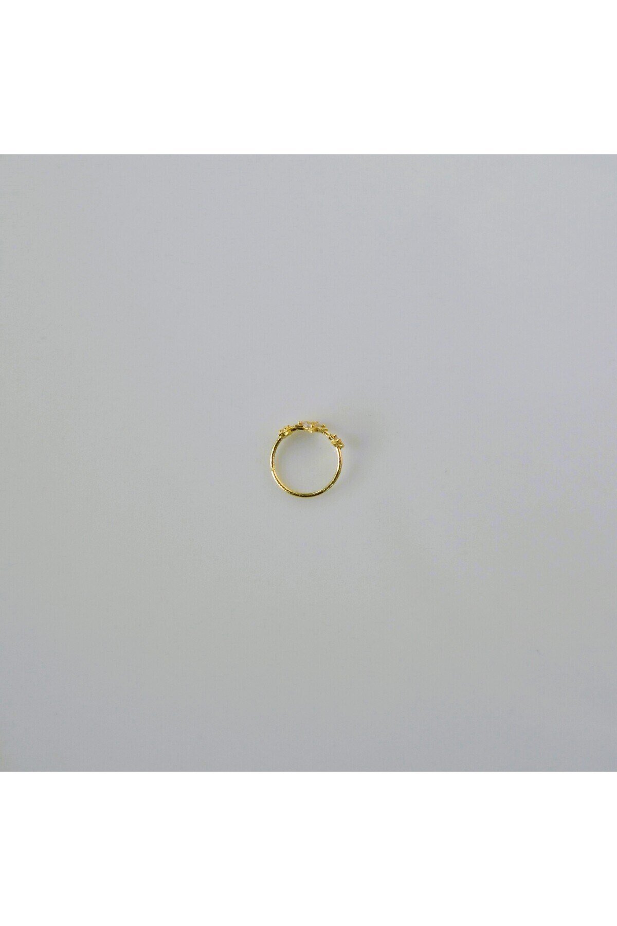 925 Ayar Gold Kaplama Minik Yıldızlı Halka Hızma