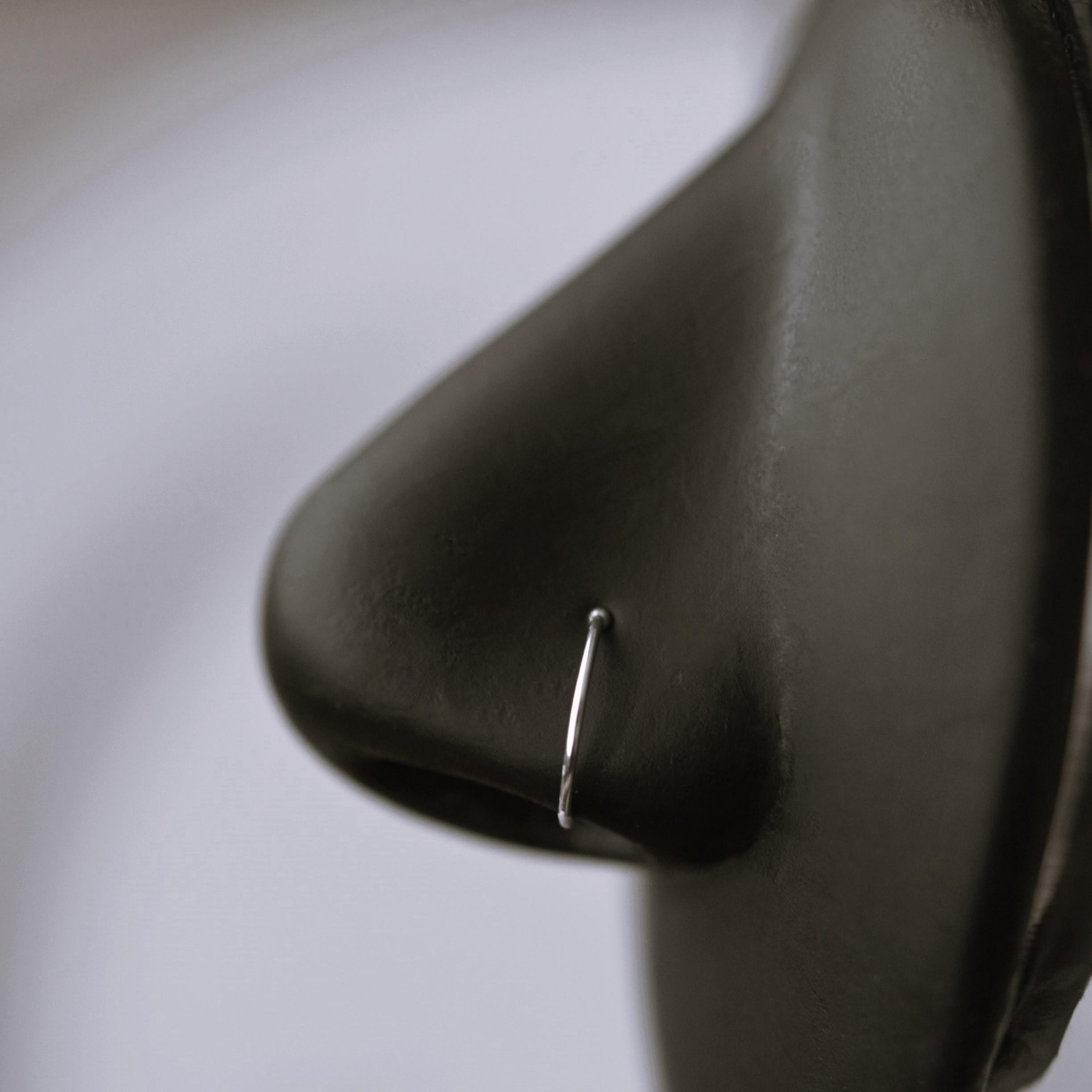 925 Ayar Gümüş Sıkıştırmalı Halka Hızma Delik Gerektirmeyen Hızma Fake Piercing