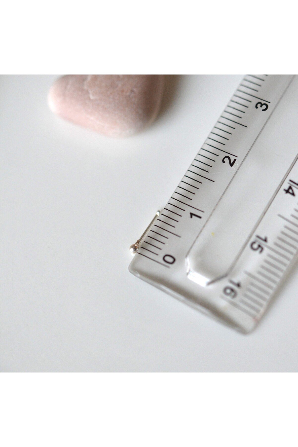 925 Ayar Gümüş Top Hızma Mini Top Burun Piercing