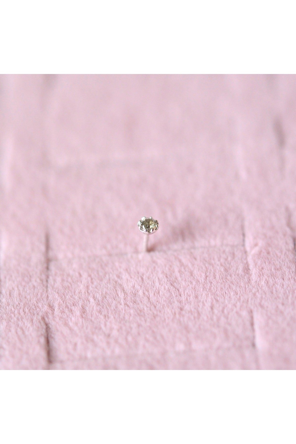 925 Ayar Tektaş Hızma Burun Piercing 2 Mm