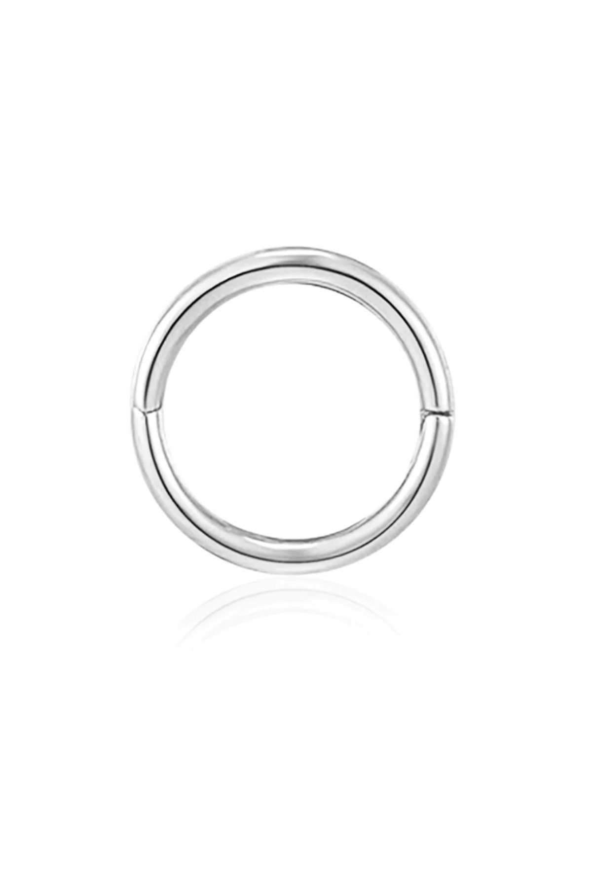 Cerrahi Çelik Erkek Piercing Küpe 12 mm Halka Model TEK ADET