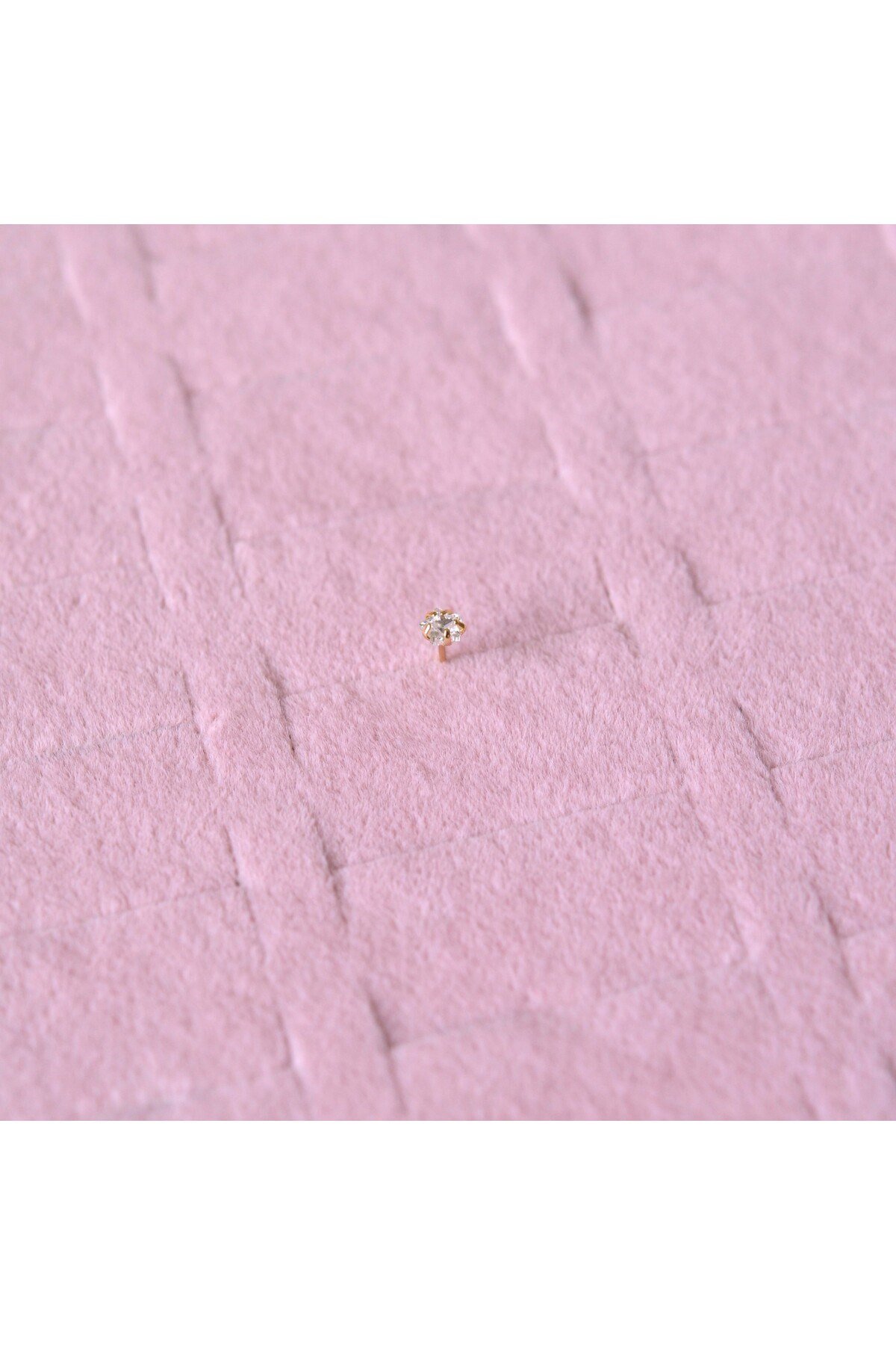 Cerrahi Çelik Gold Renk Çelik Yıldızlı Burun Piercing Yıldızlı Hızma