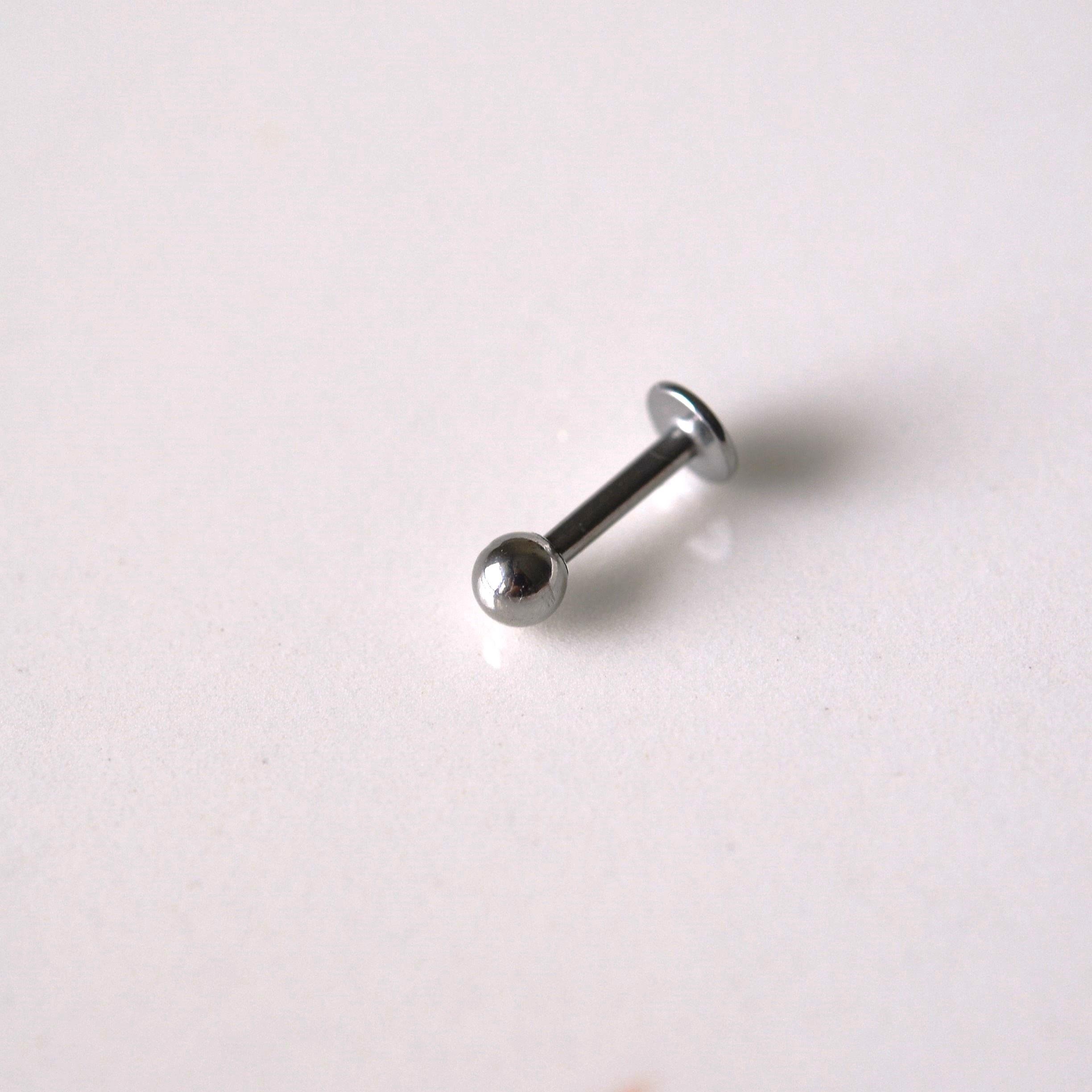 Cerrahi Çelik Top Piercing Tragus Helix Lob Conch Kııkırdak 6 mm Silver Renk