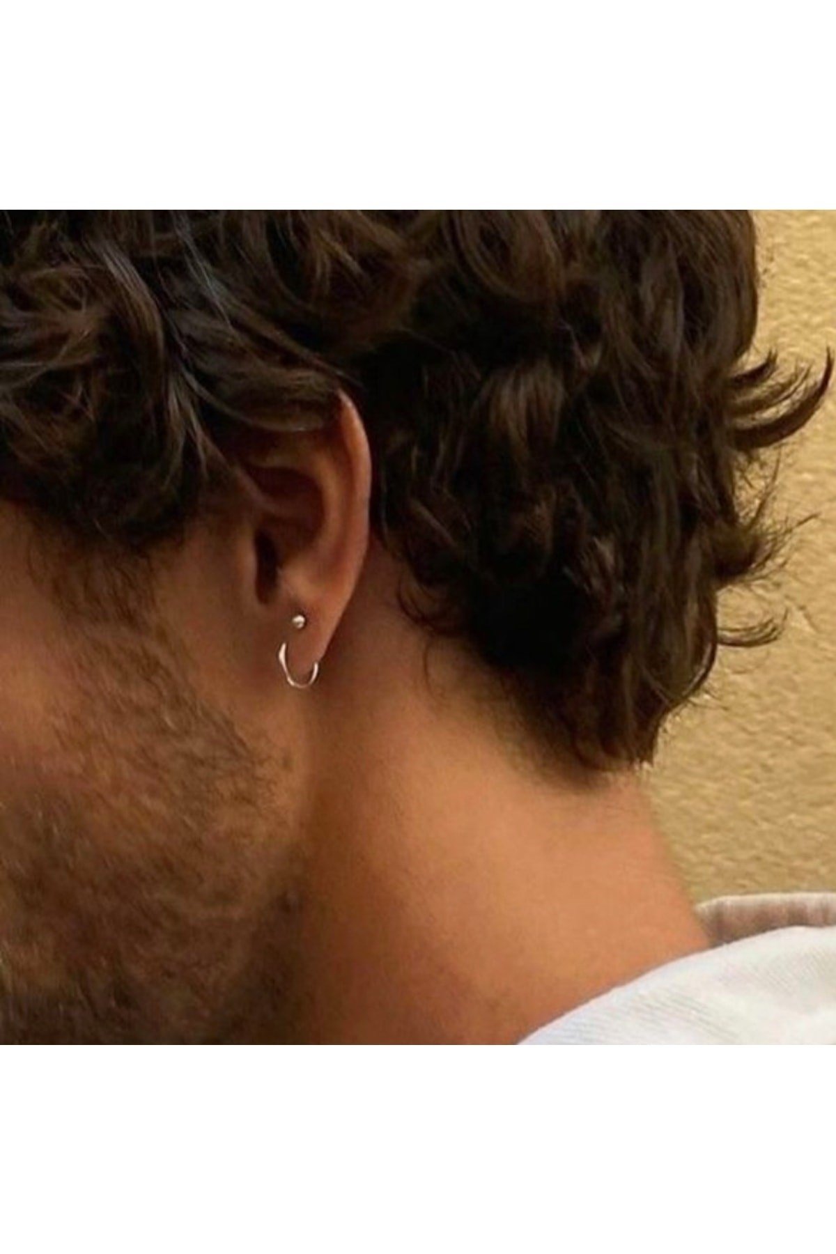 Cerrahi Çelik Top Piercing Tragus Helix Lob Conch Kııkırdak 8 Mm Silver Renk