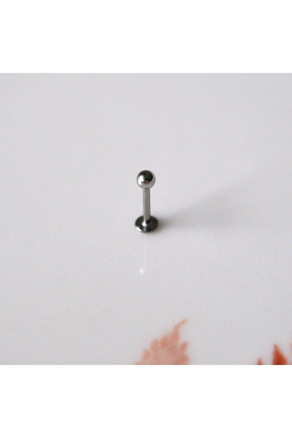 Cerrahi Çelik Top Piercing Tragus Helix Lob Conch Kııkırdak 8 Mm Silver Renk