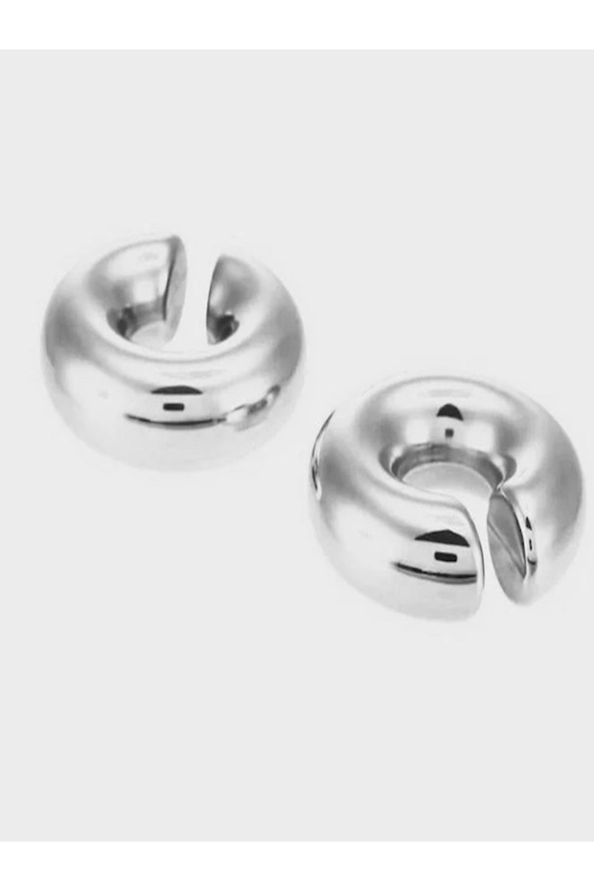 Chunky Earcuff Bombeli Earcuff Silver Renk