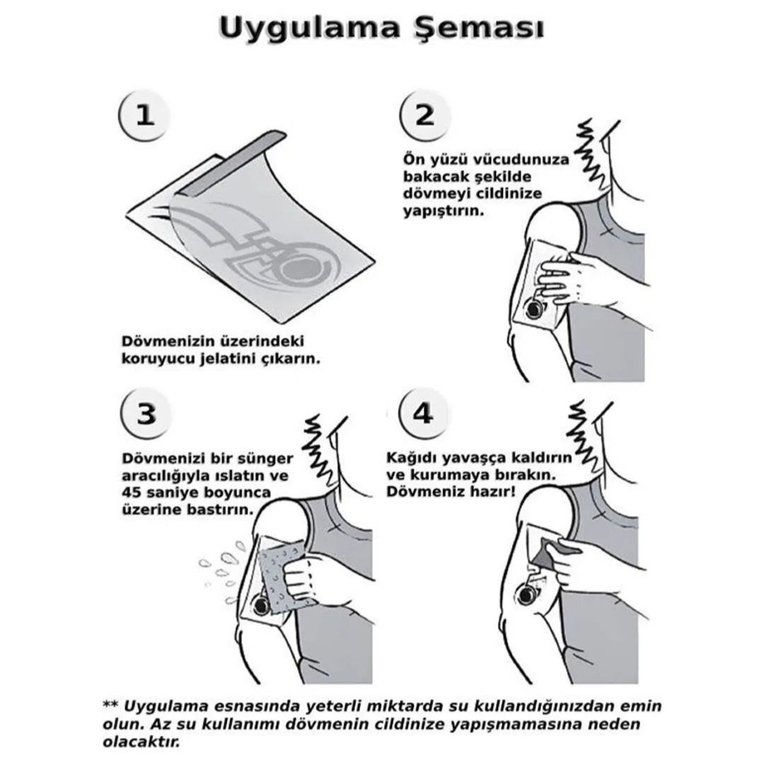 Gezegen Güneş Ay Yıldız  Minimal Semboller Geçici Vücut Dövmesi Parmak El Dövmesi