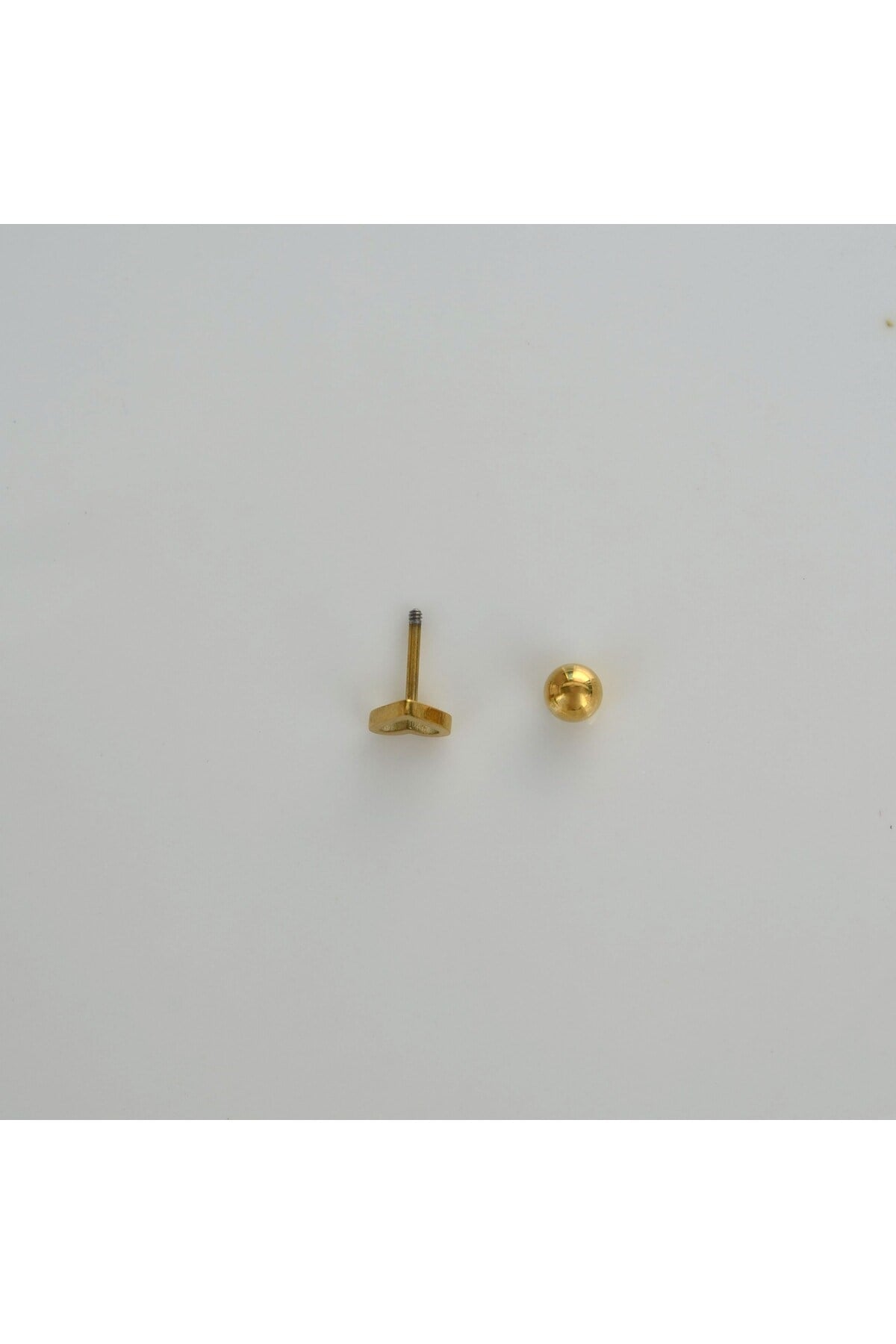 Gold Çelik Kalp Model Helix Piercing
