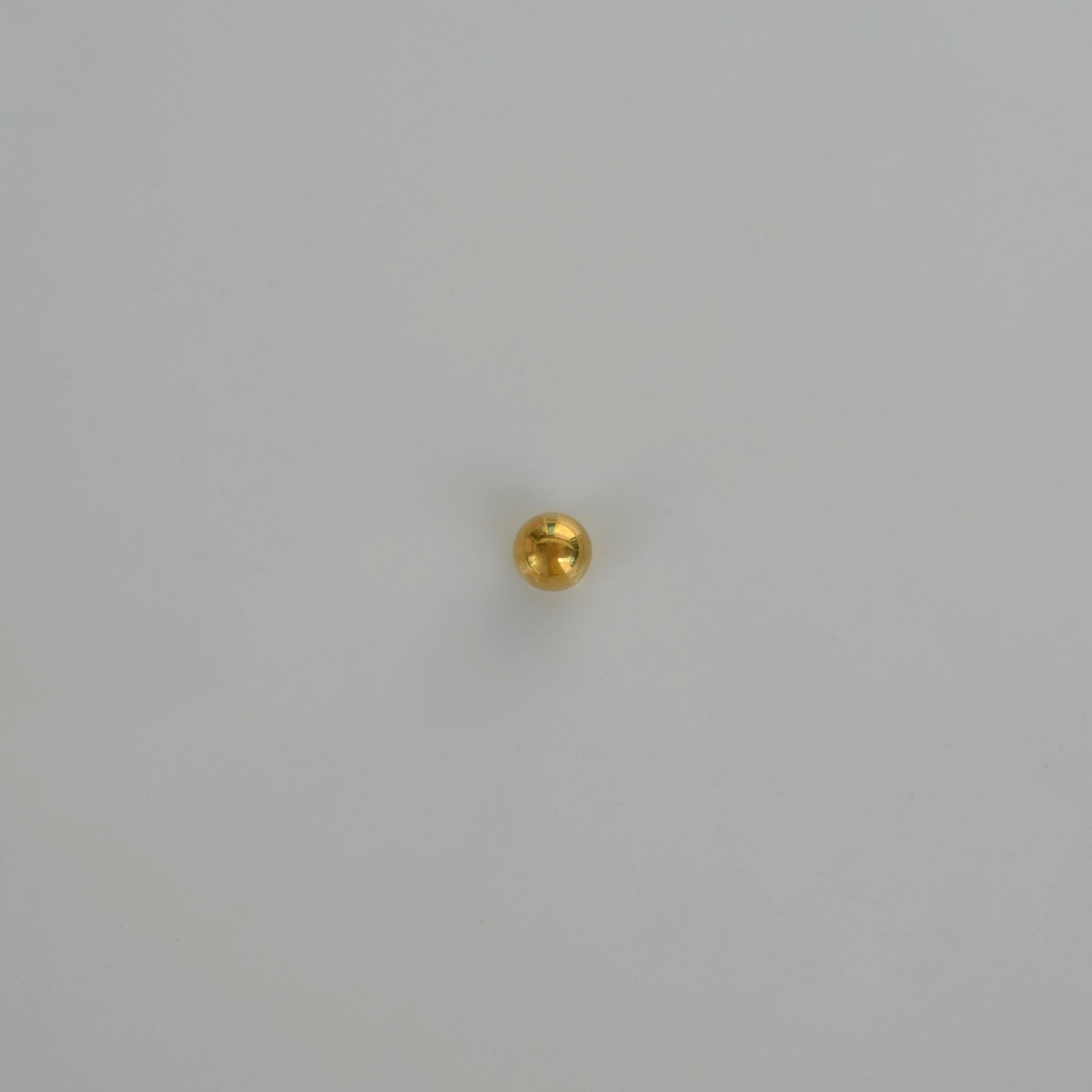 Gold Çelik Piercing Topu 1 Adet