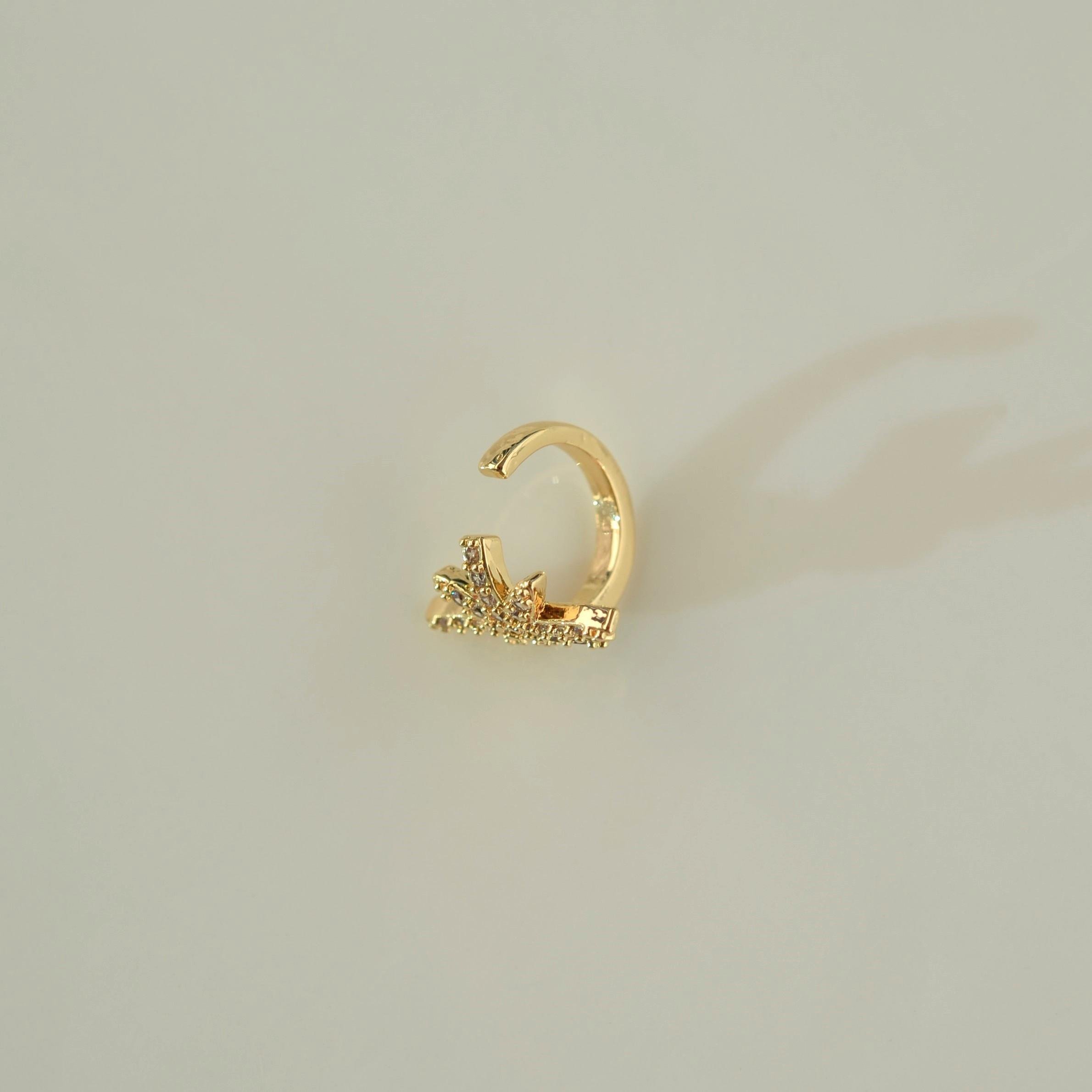 Gold Renk Kuzey Yıldızı Earcuff Kutup Yıldızı Sıkıştırma Kıkırdak Küpesi