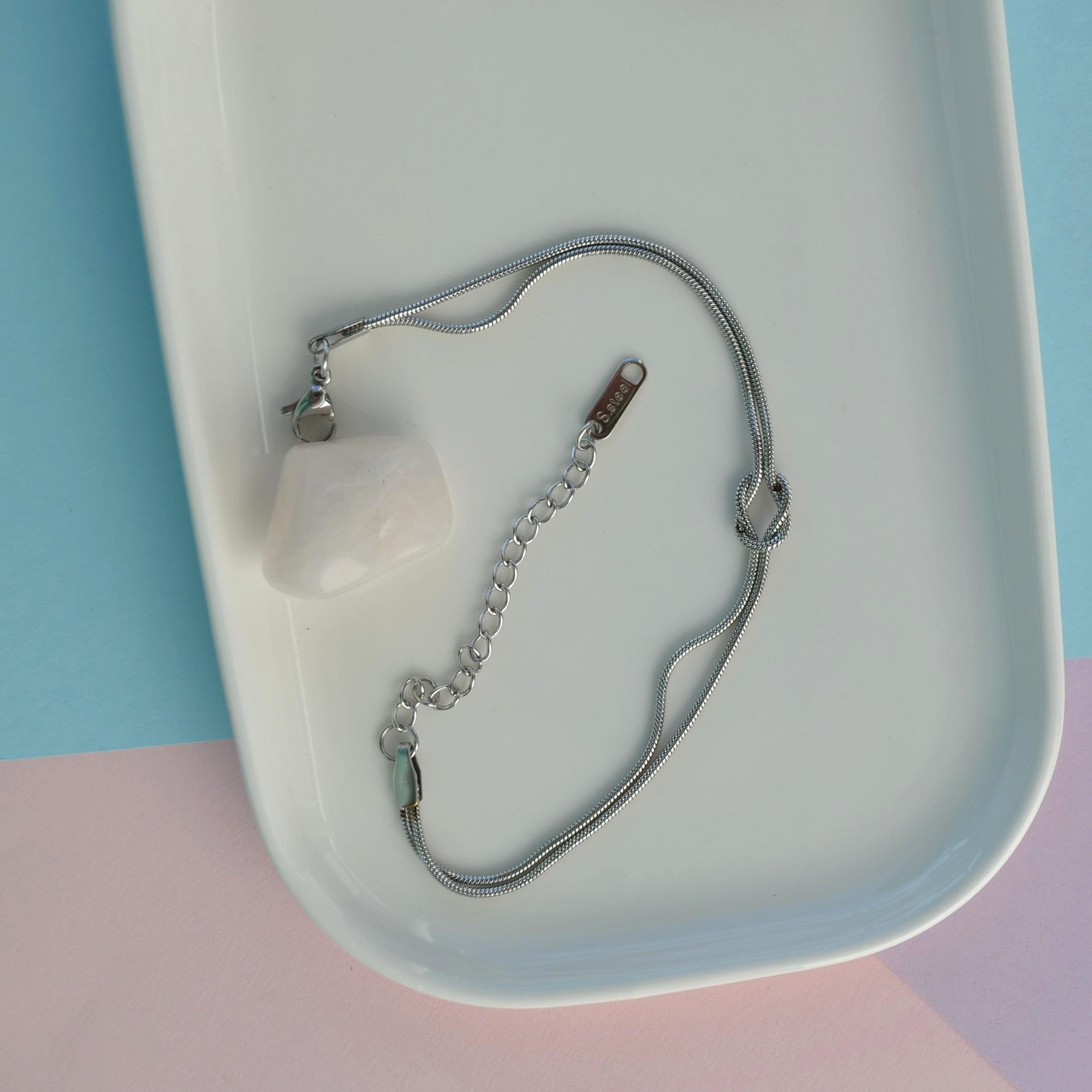 İki Sıralı Çelik Bileklik Unisex BBF Hediyelik Sevgiliye