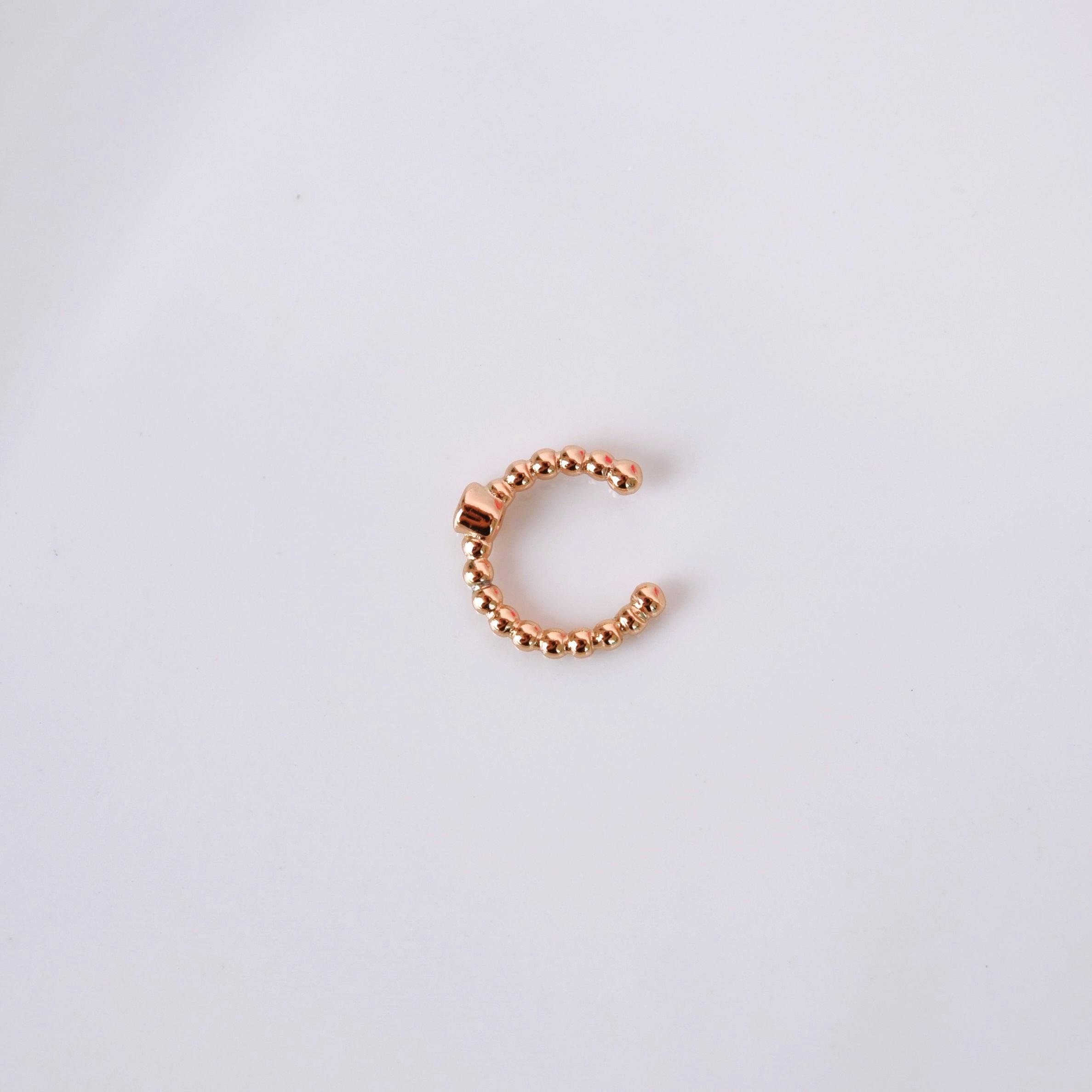 İnce Minimal Earcuff Sıkıştırma Kıkırdak Küpesi