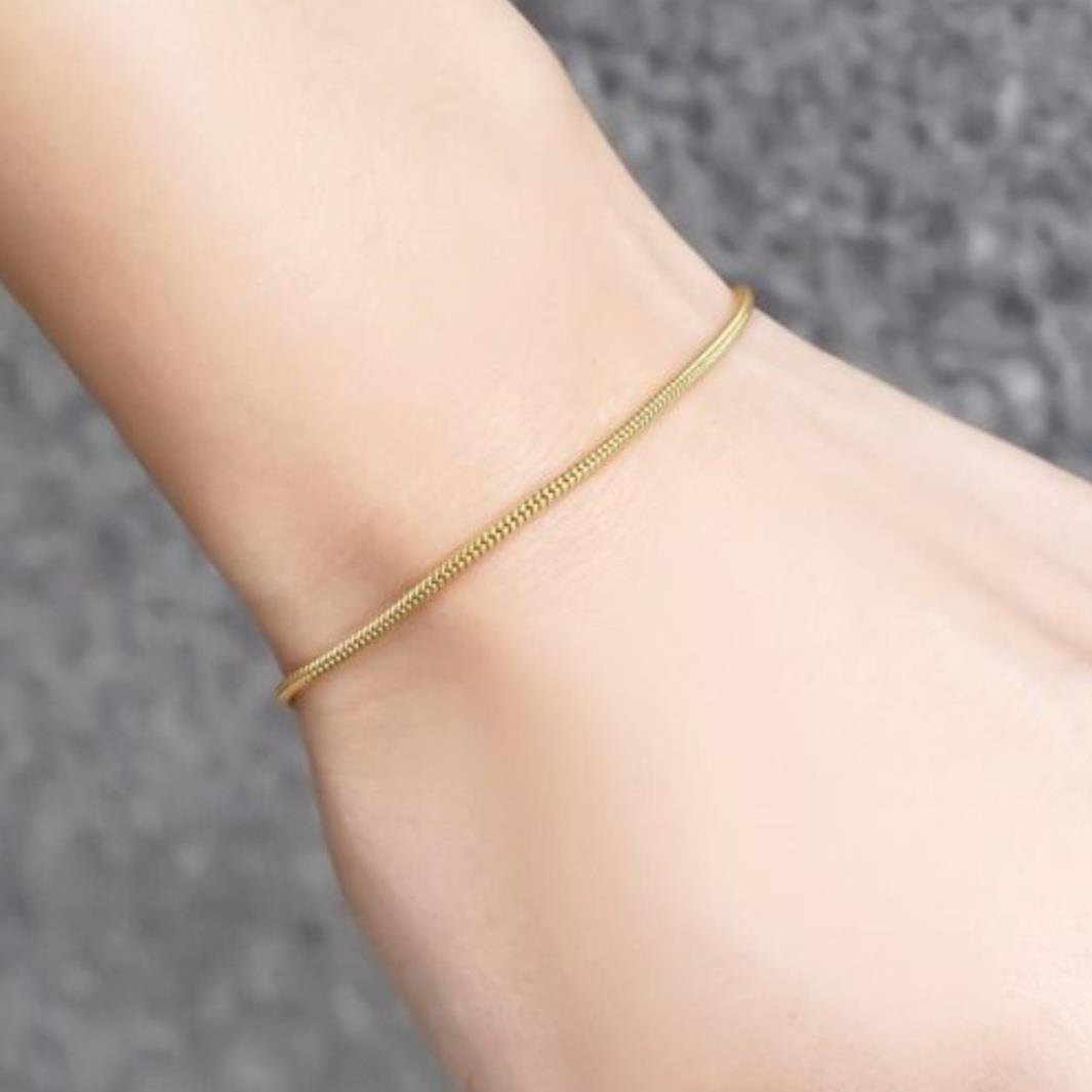 İtalyan Çelik Bileklik Orta Kalınlık Unisex Ürün Hediyelik Bileklik Çelik