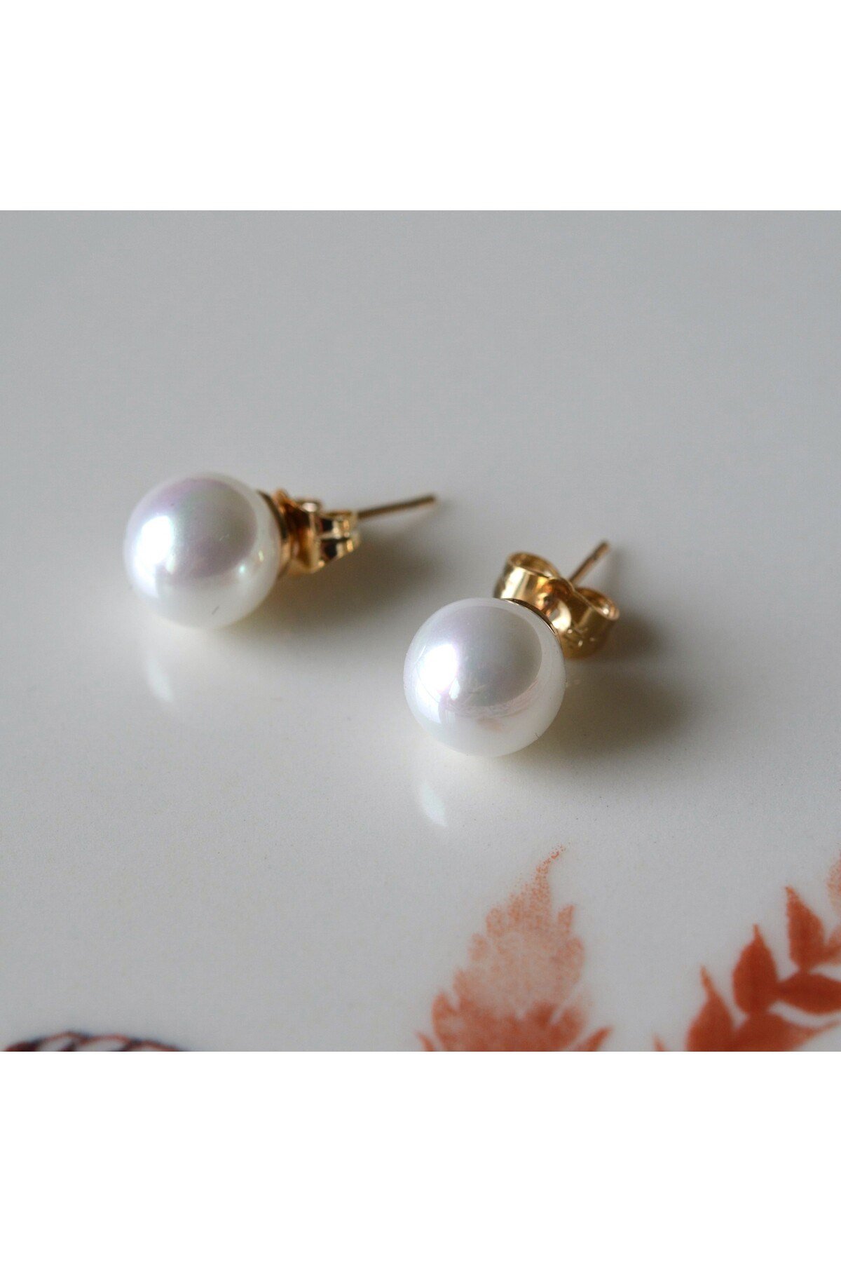 Sade İnci Küpe 10 mm