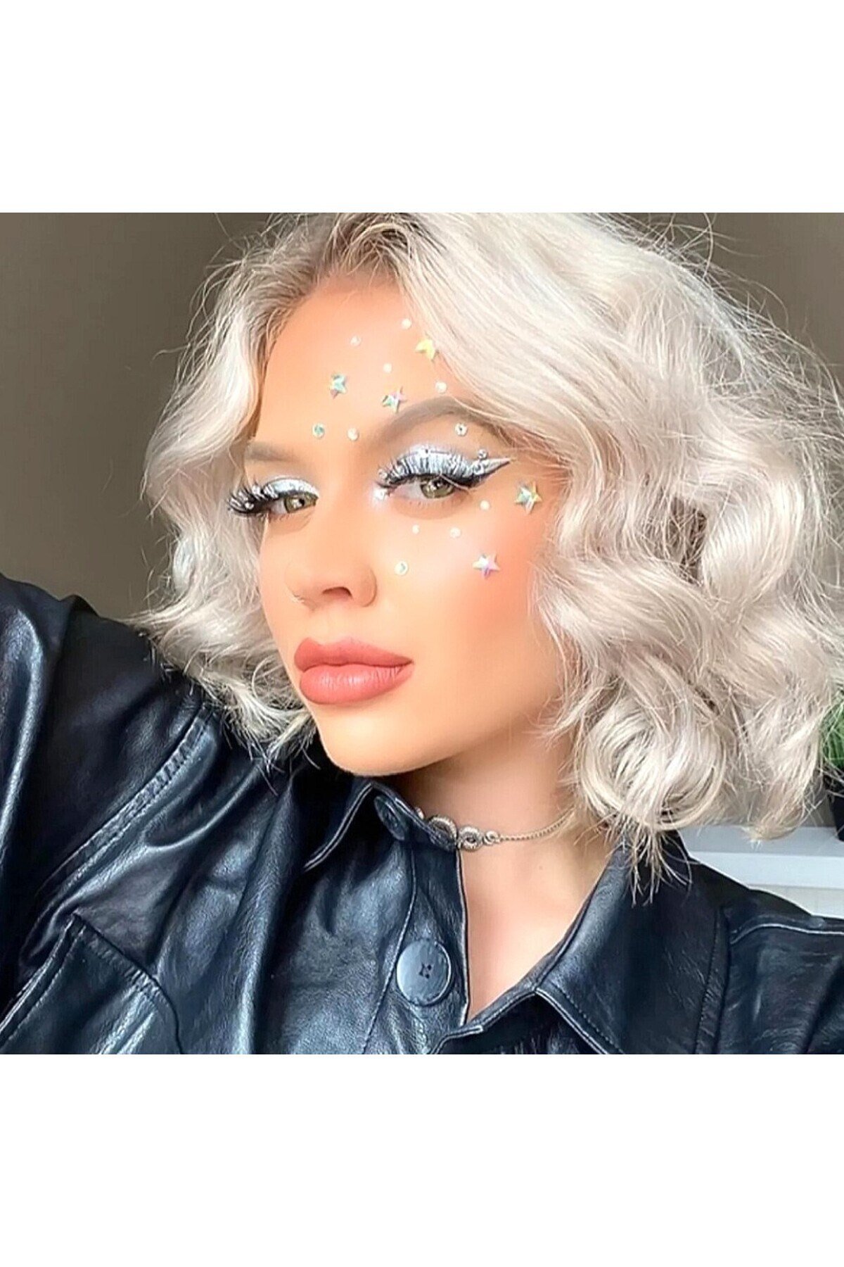 Vücut Ve Yüz Taşı Makeup Stickers Kendinden Yapışkanlı Kristal Tektaş Makyaj Taşı Tırnak Taşı