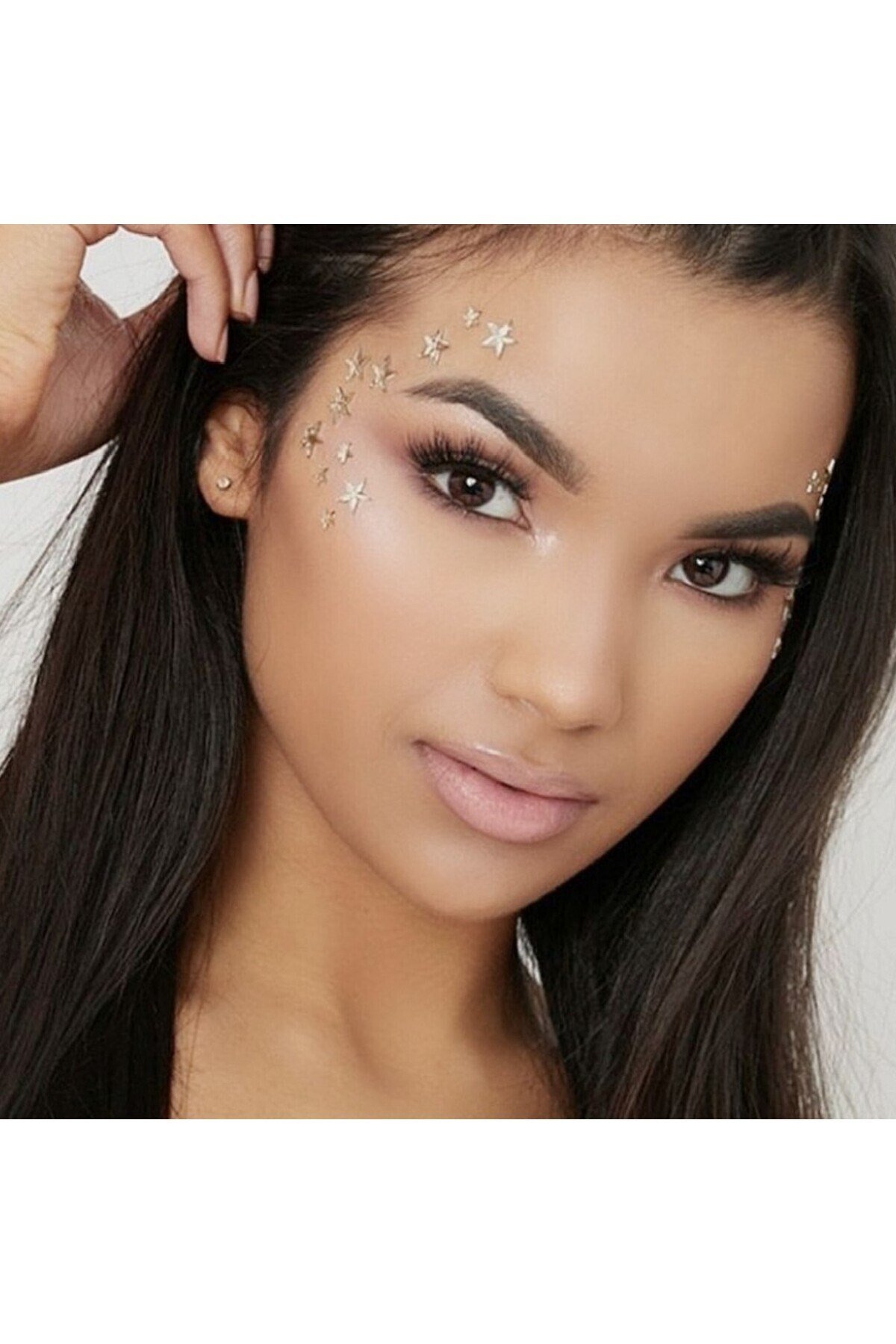 Vücut Ve Yüz Taşı Makeup Stickers Kendinden Yapışkanlı Kristal Tektaş Makyaj Taşı Tırnak Taşı