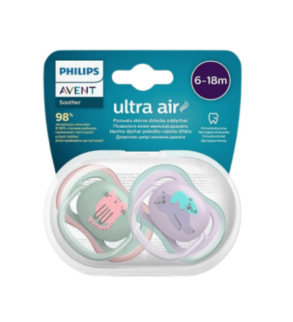 Avent SCF085/18 Ultra Air Emzik Kız 6-18 Ay 2'li