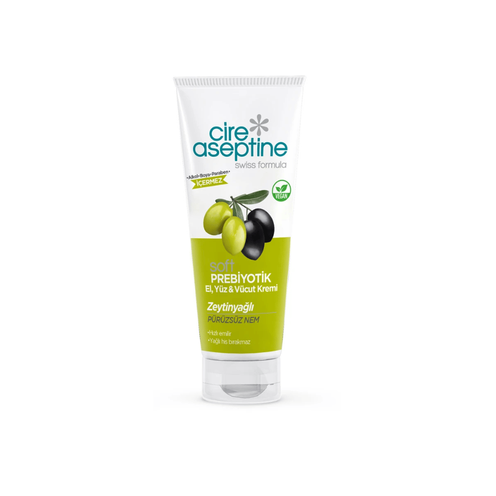Cire Aseptine Soft Prebiyotik El Yüz Vücut Kremi Zeytinyağlı 75 ml