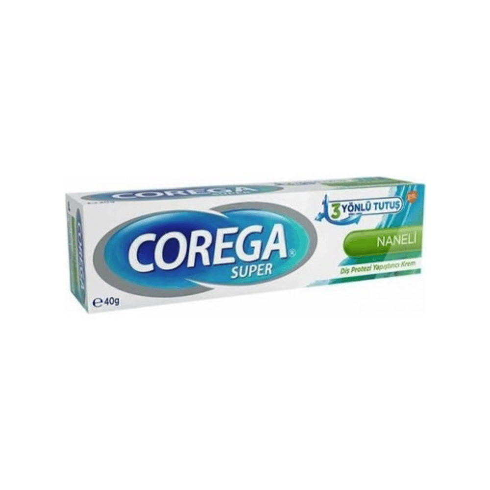 Corega Süper Protez Yapıştırıcı Naneli Krem 40 gr