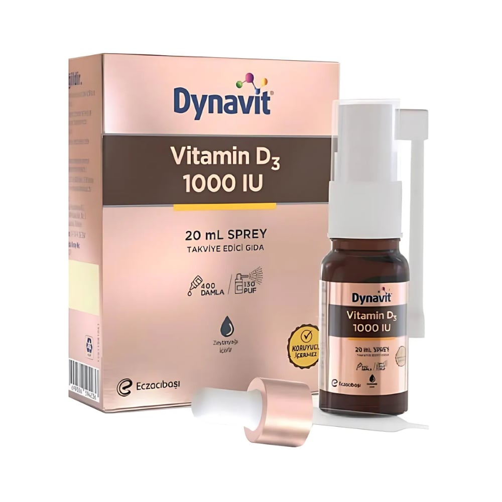 Dynavit Vitamin D3 1000 IU - 20 ml Sprey