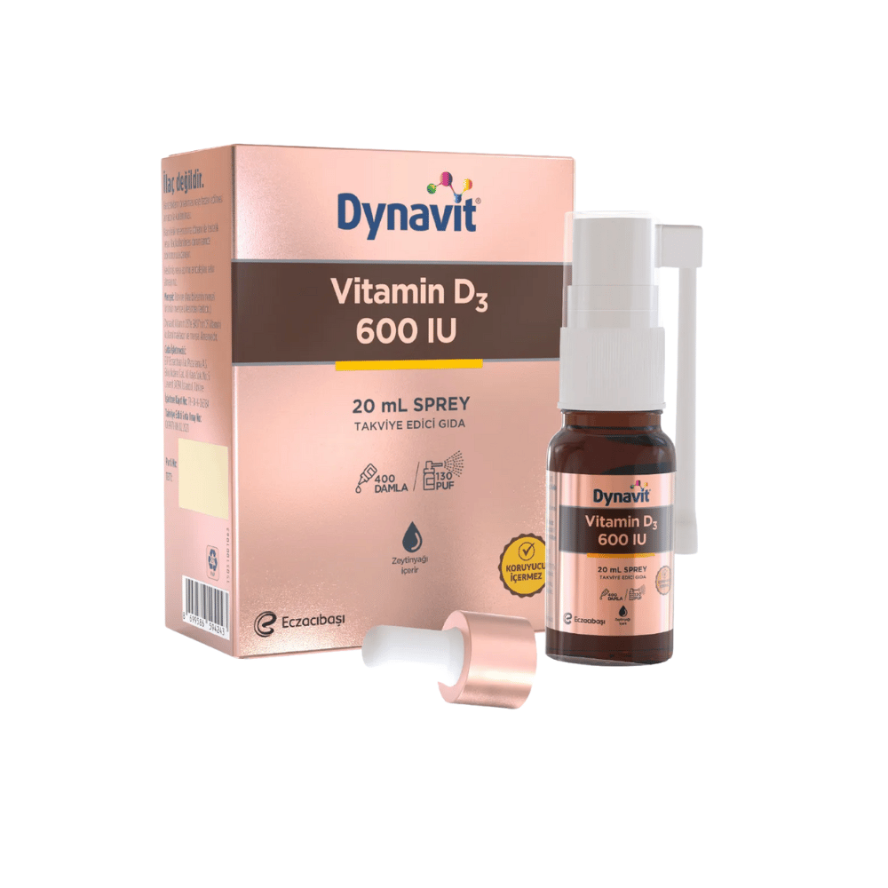 Dynavit Vitamin D3 600 IU - 20 ml Sprey