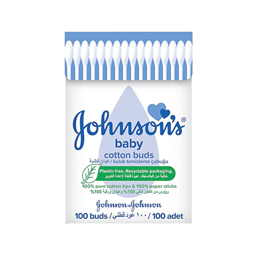 Johnson's Baby Cotton Buds Kulak Temizleme Çubuğu Karton Kutu 100'lü