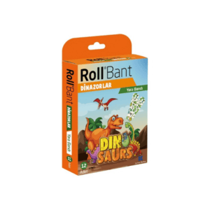 Roll Bant Yara Bandı Dinozorlar 12'li