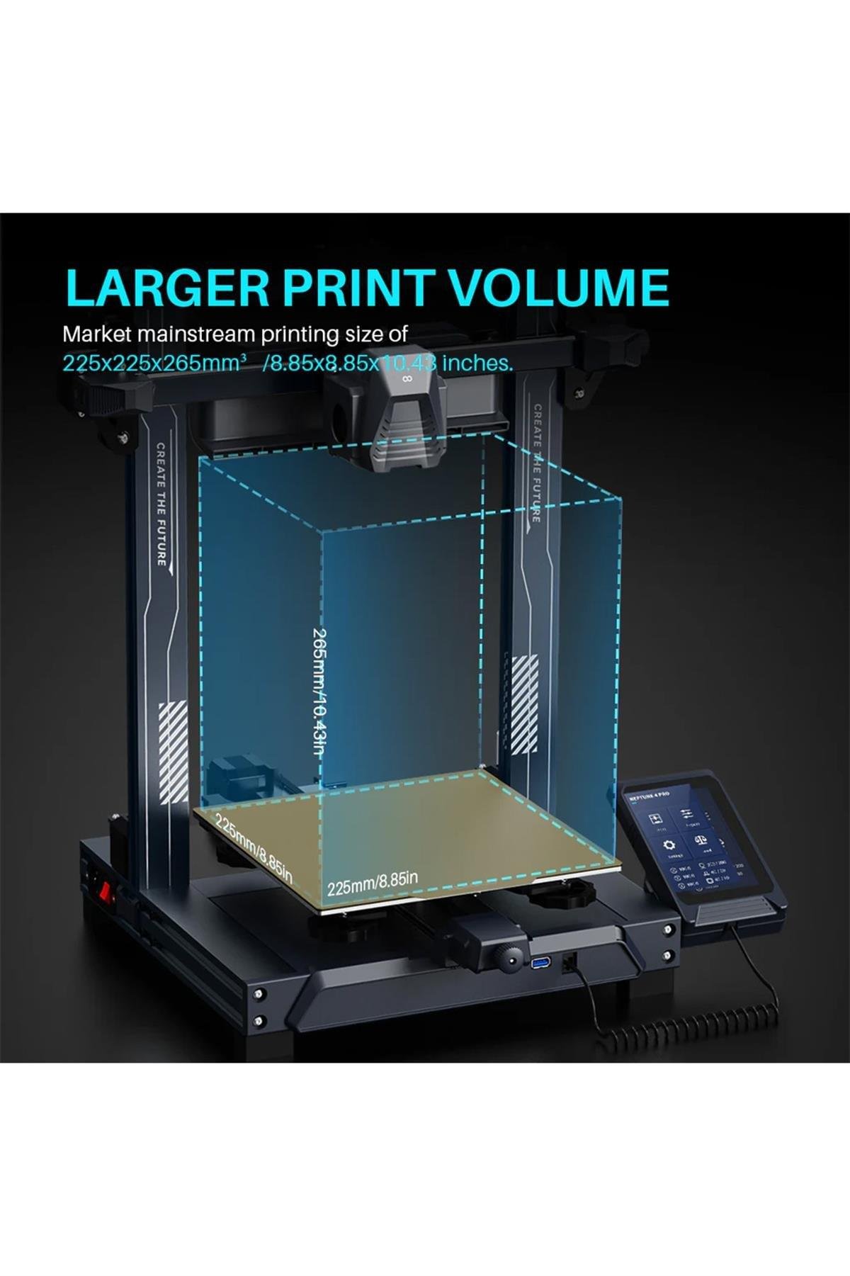 ELEGOO Neptune 4 Pro 3D Yazıcı (Ön Sipariş)