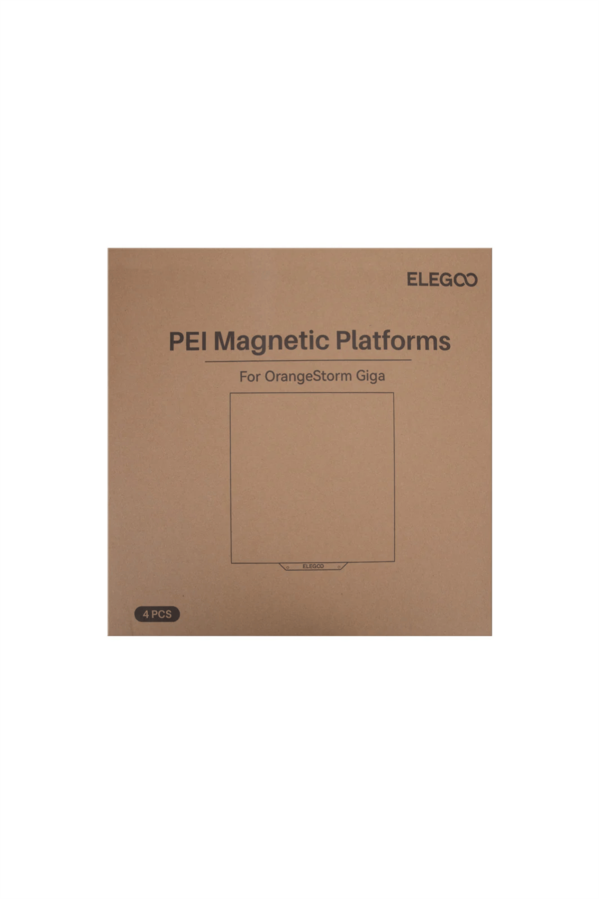 ELEGOO PEI Magnetic Platform Kit For Orange Storm Giga