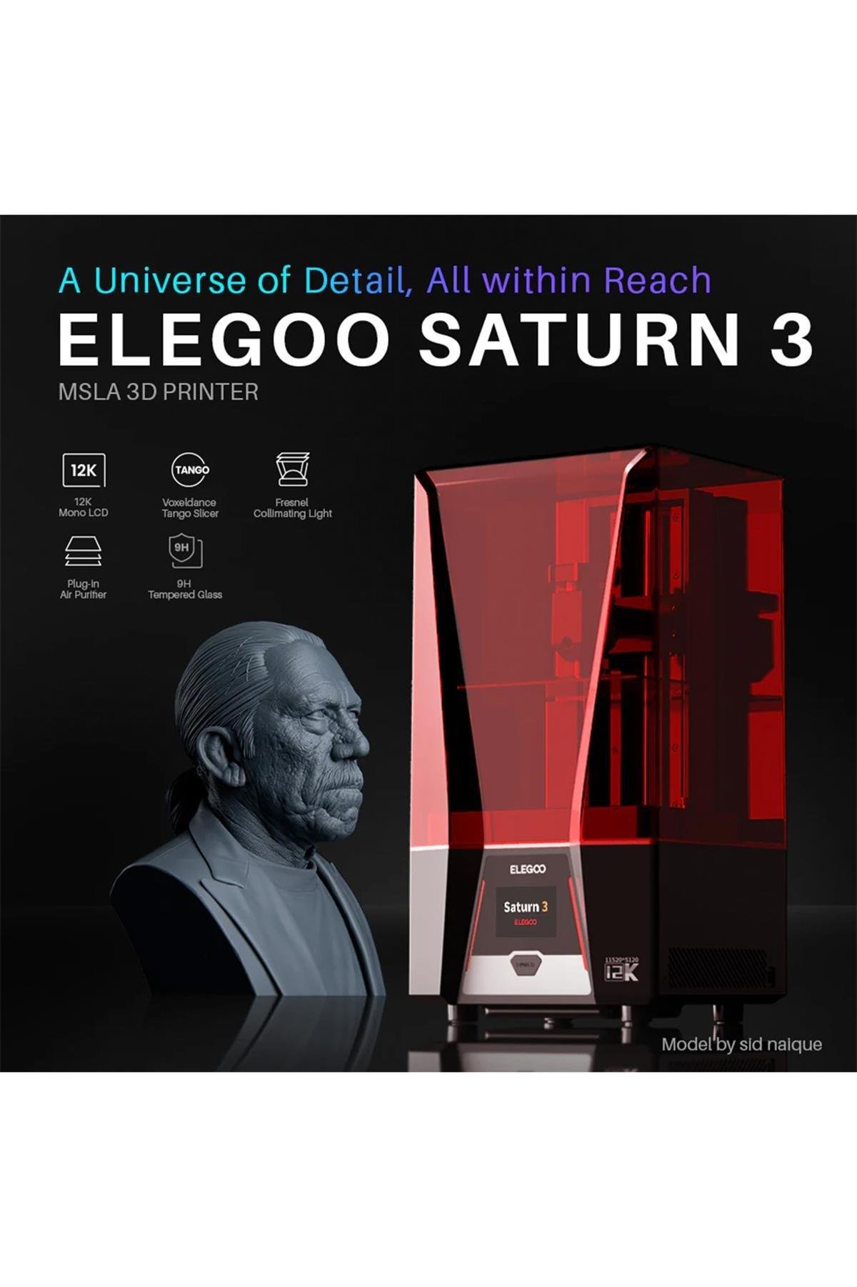 ELEGOO Saturn 3 12K 3D Yazıcı